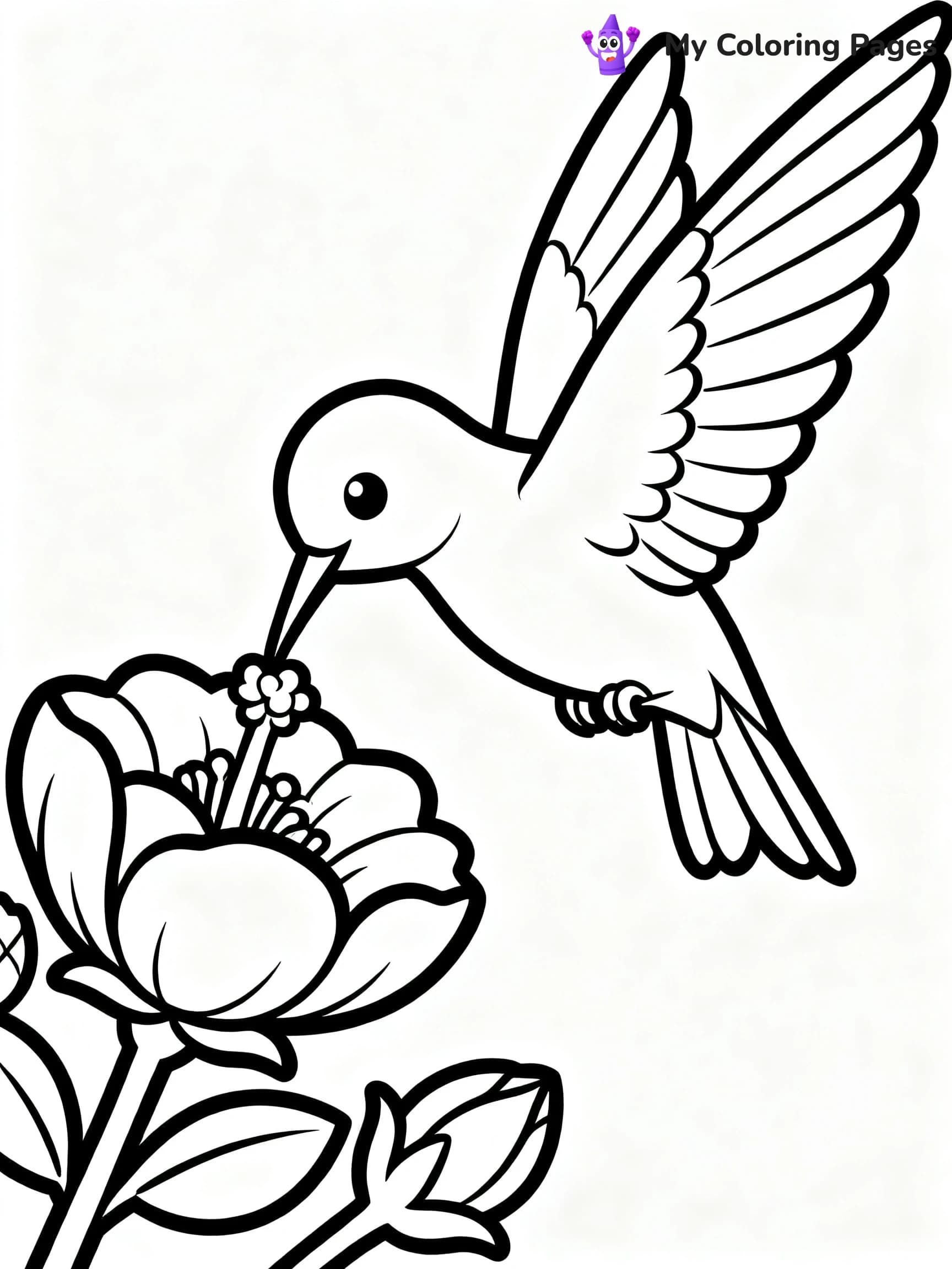 Hummingbird Coloring Pages - 8