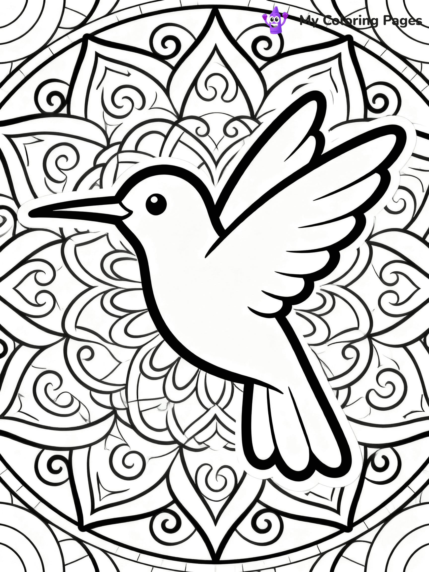 Hummingbird Coloring Pages - 2