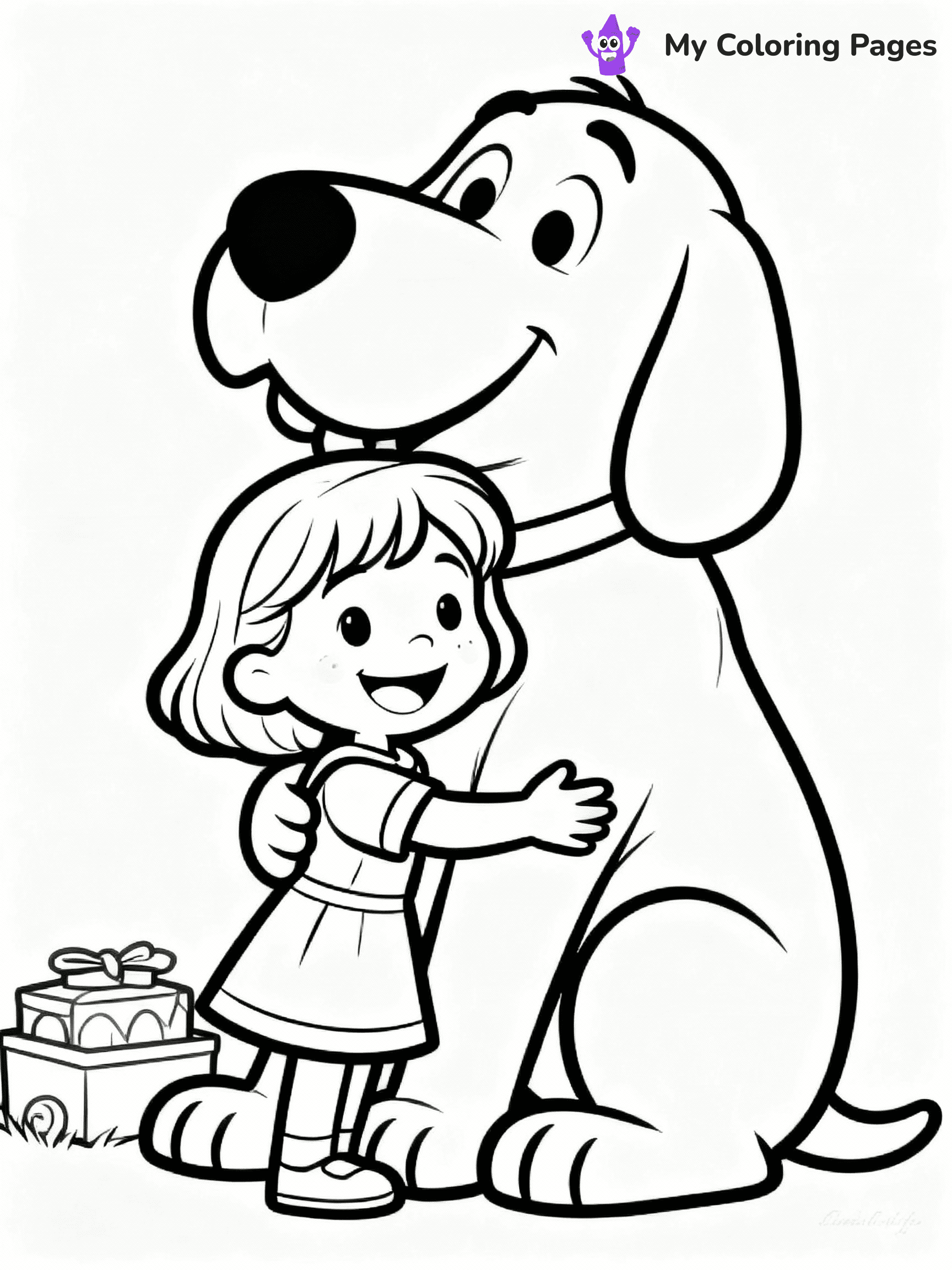 Clifford Coloring Pages - 10