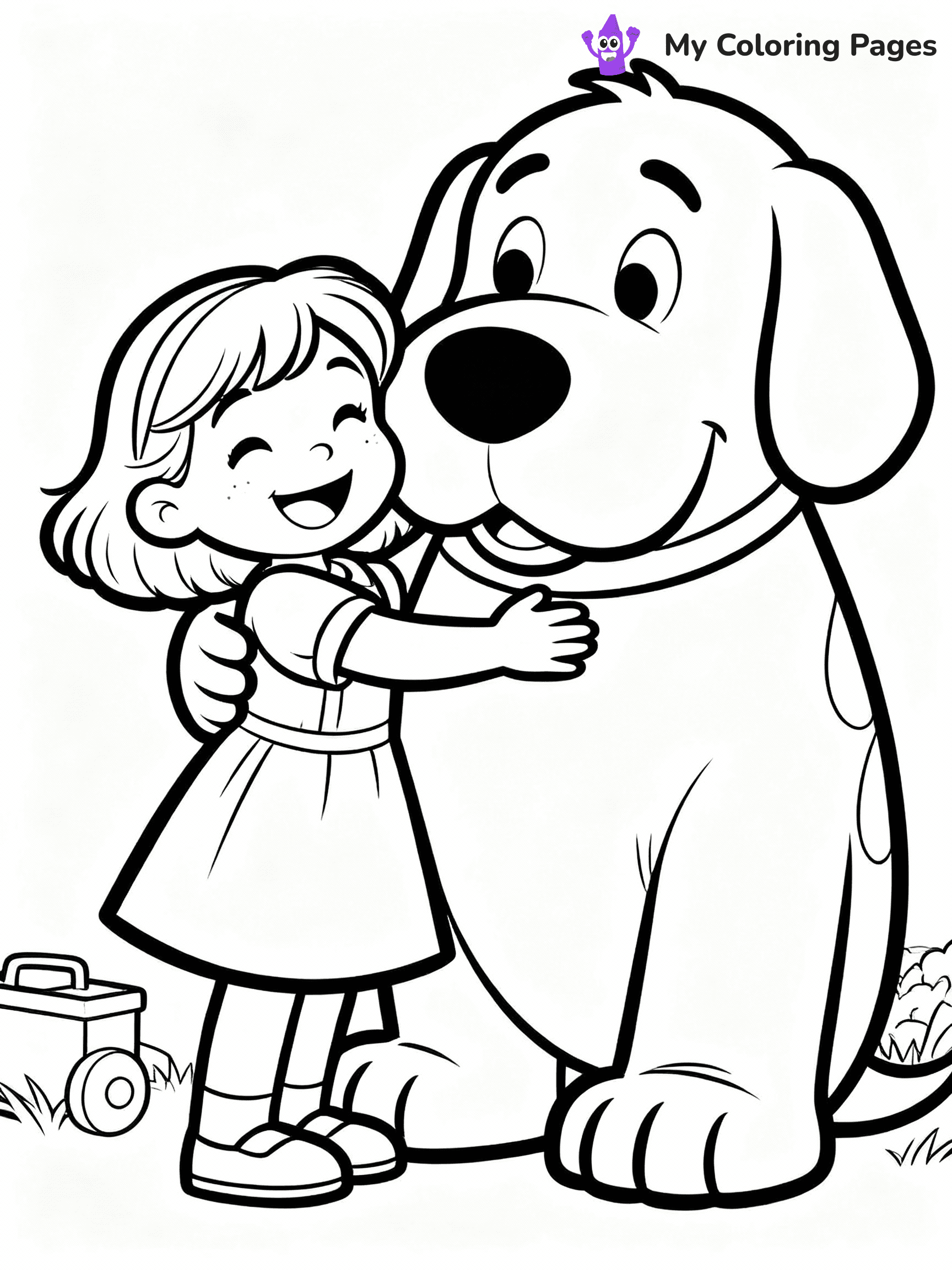 Clifford Coloring Pages - 9