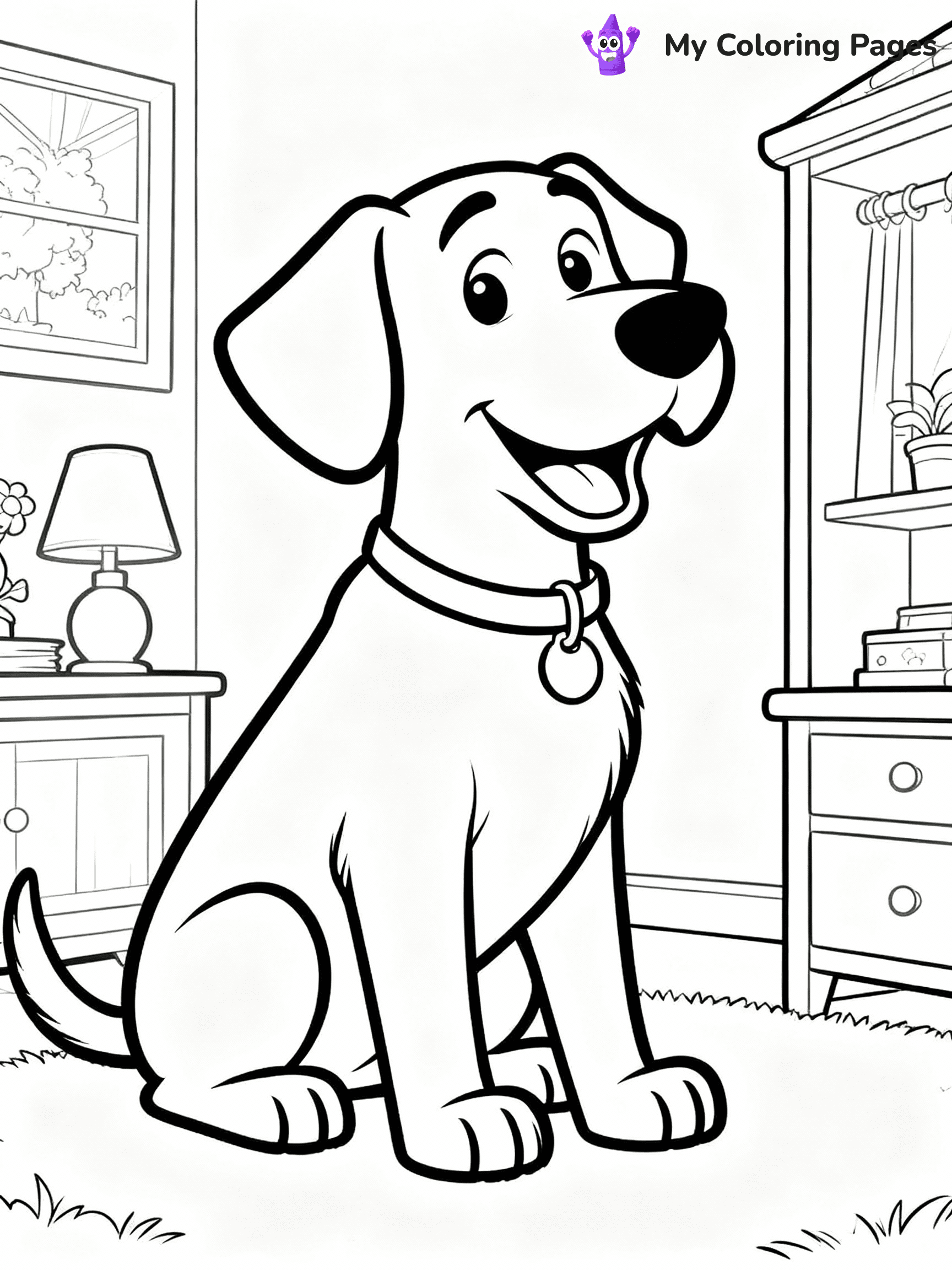 Clifford Coloring Pages - 8