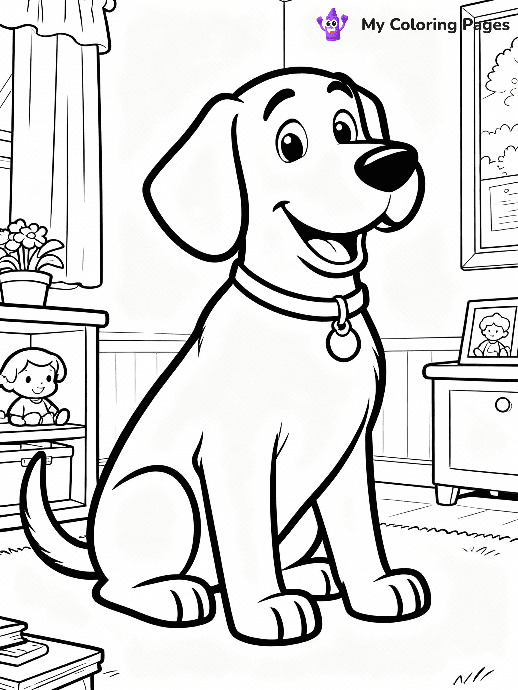 Clifford Coloring Pages - 6