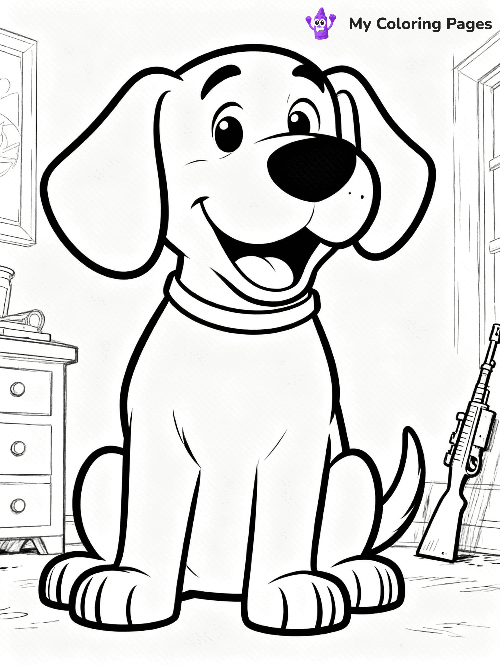 Clifford Coloring Pages - 2