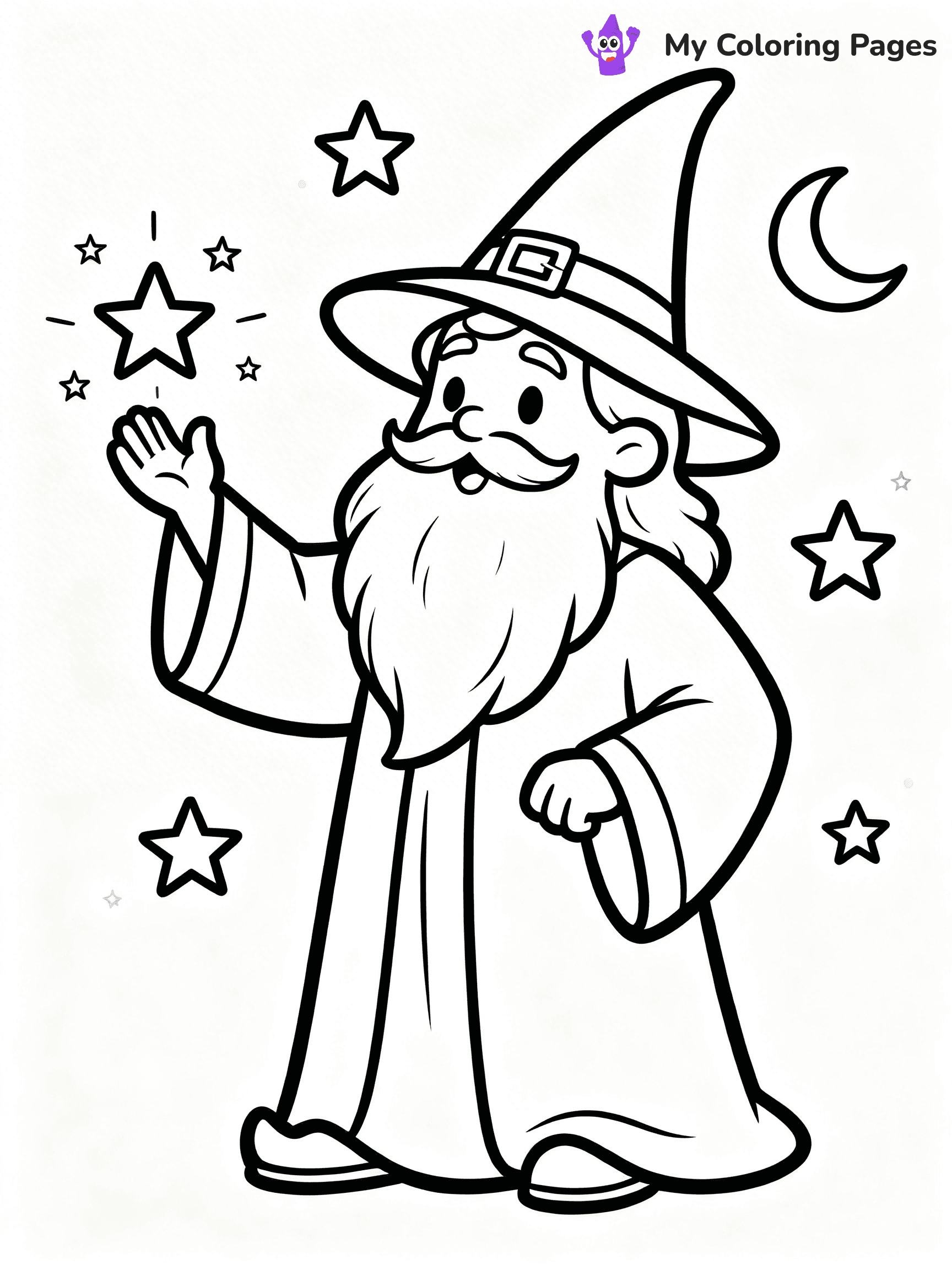 Magic Coloring Pages - 12
