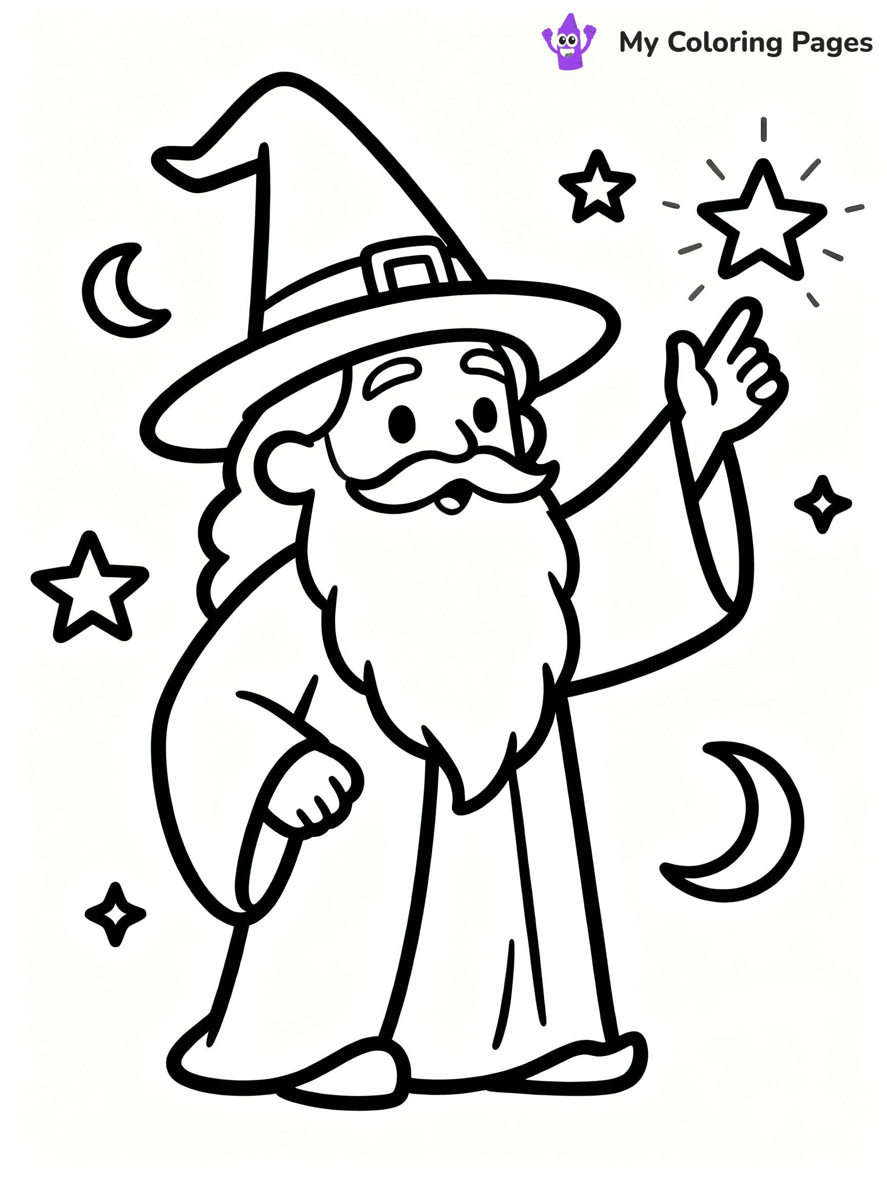 Magic Coloring Pages - 9