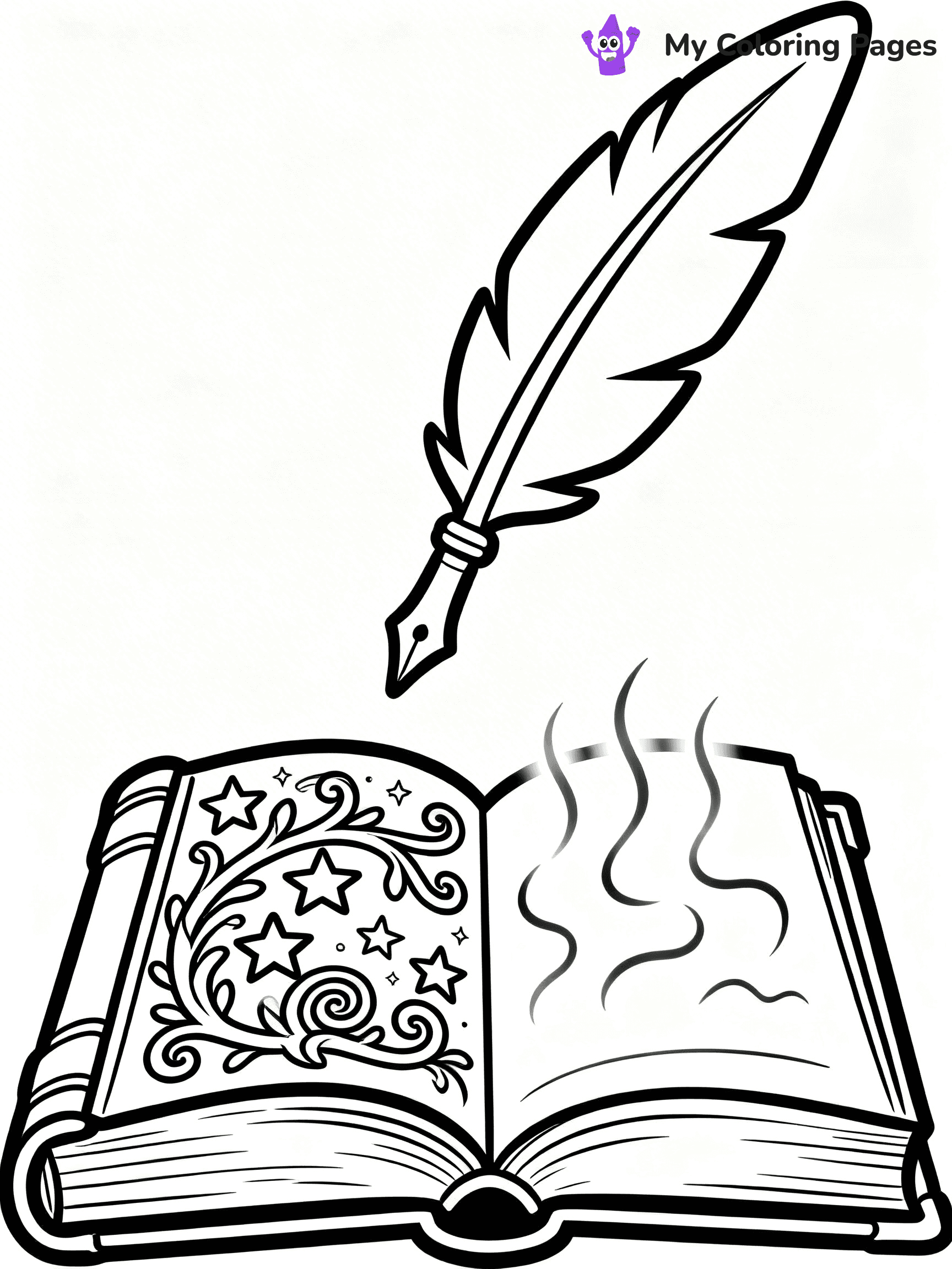 Magic Coloring Pages - 1