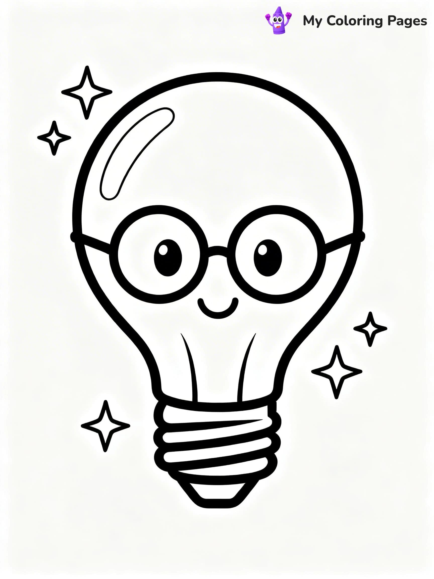 Lightbulb Coloring Pages - 23