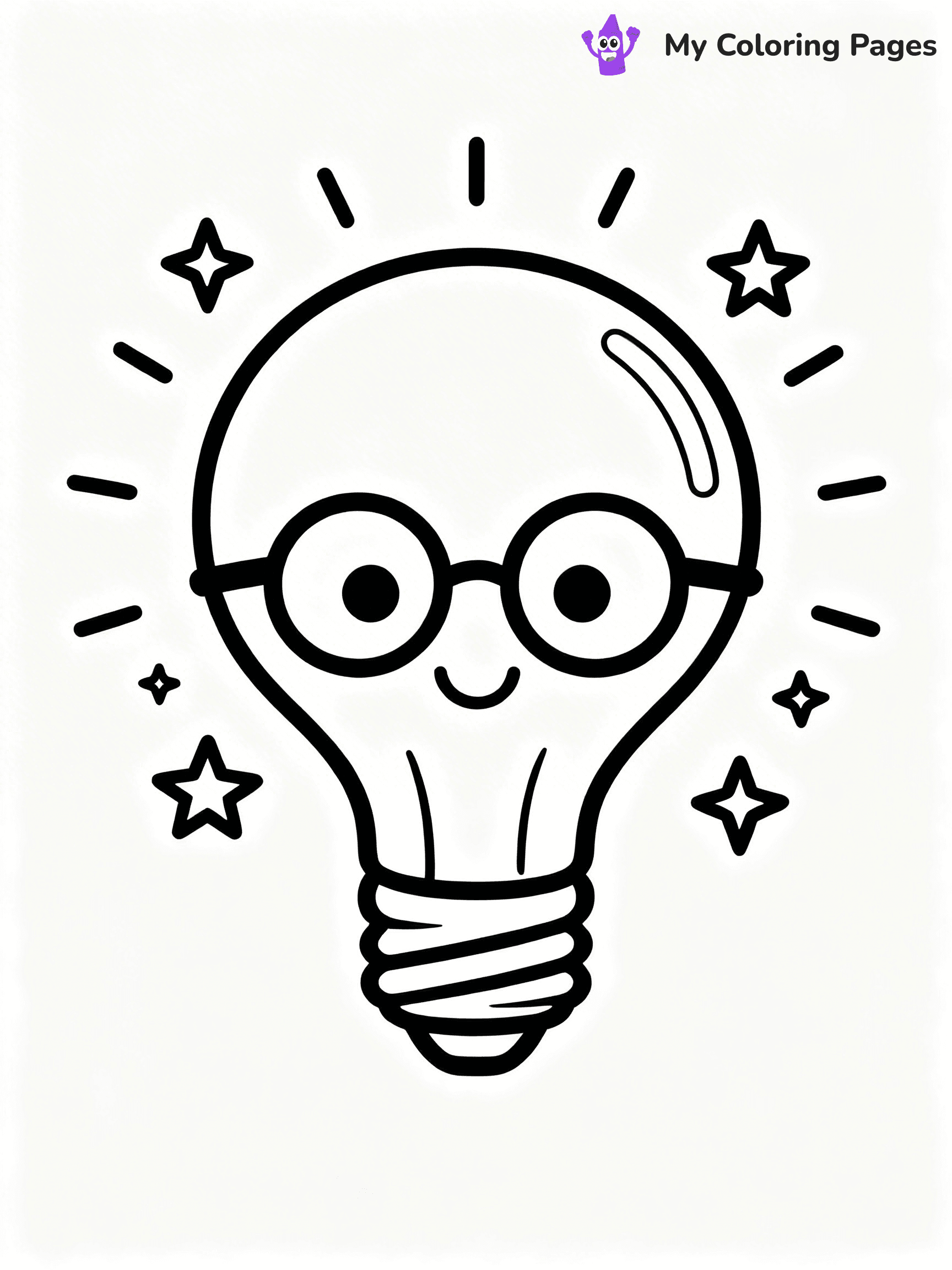 Lightbulb Coloring Pages - 20