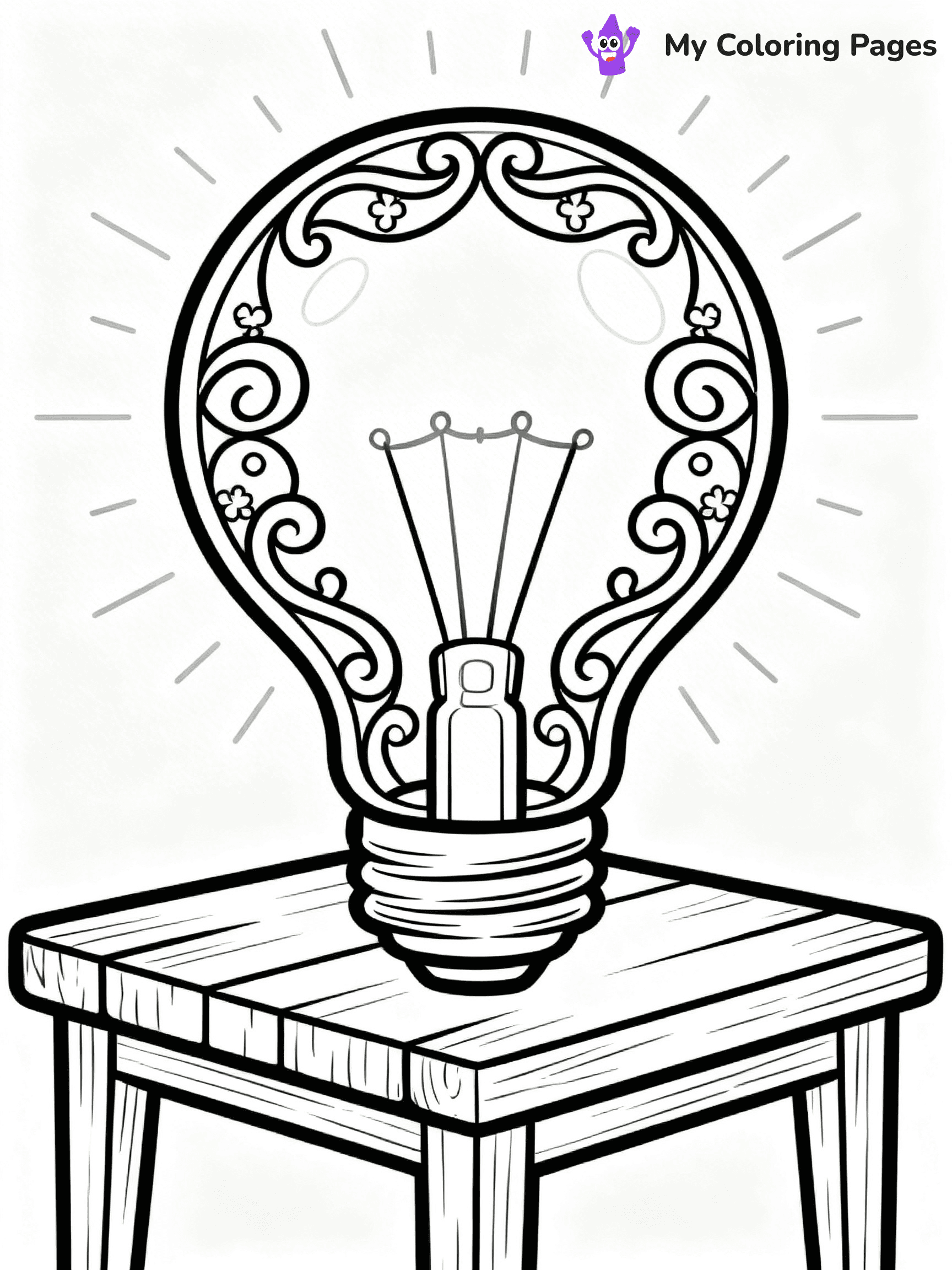 Lightbulb Coloring Pages - 15