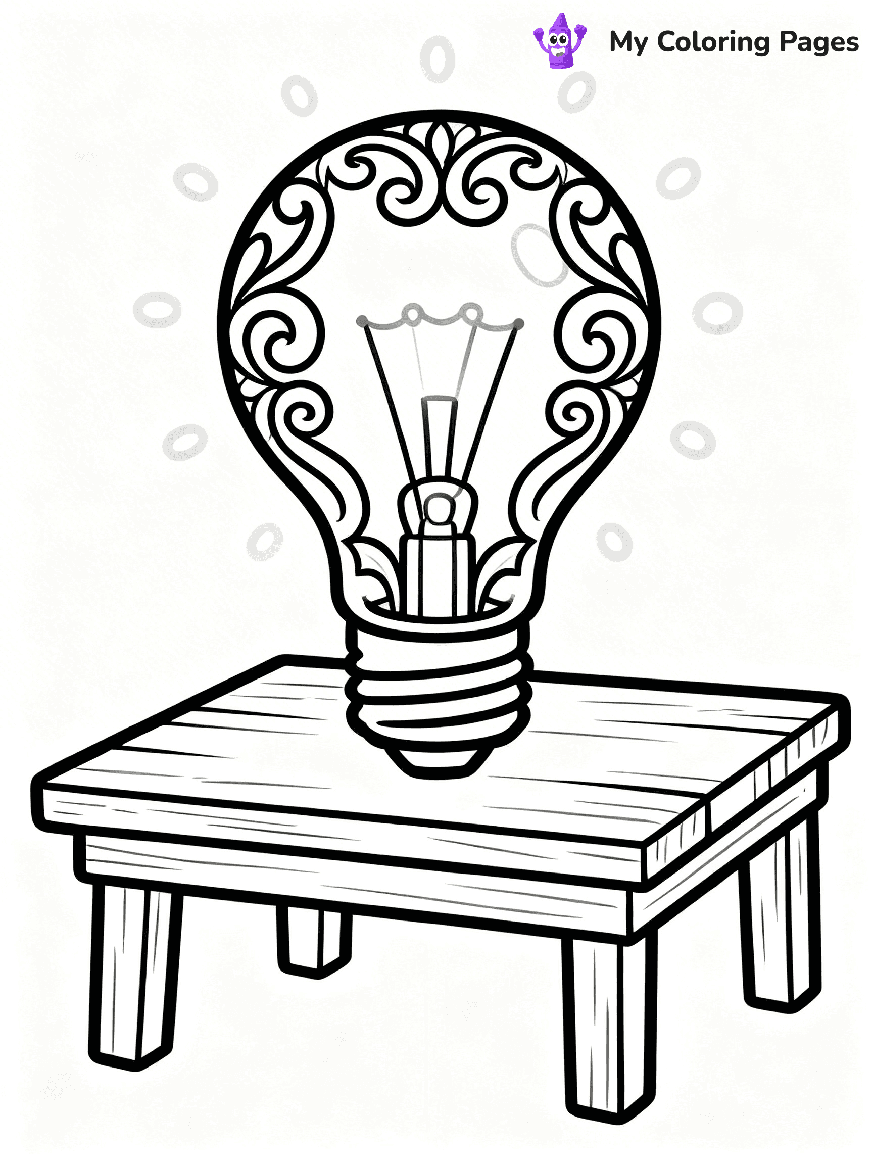 Lightbulb Coloring Pages - 13