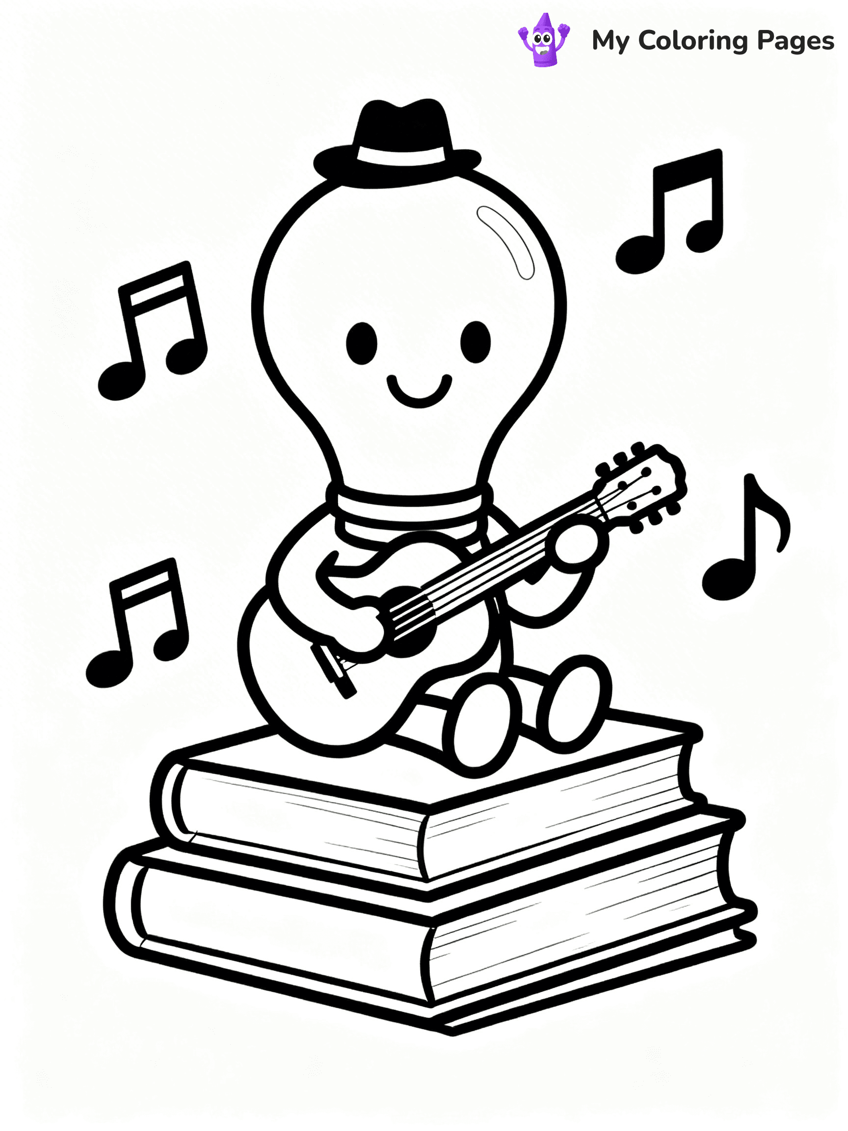 Lightbulb Coloring Pages - 12