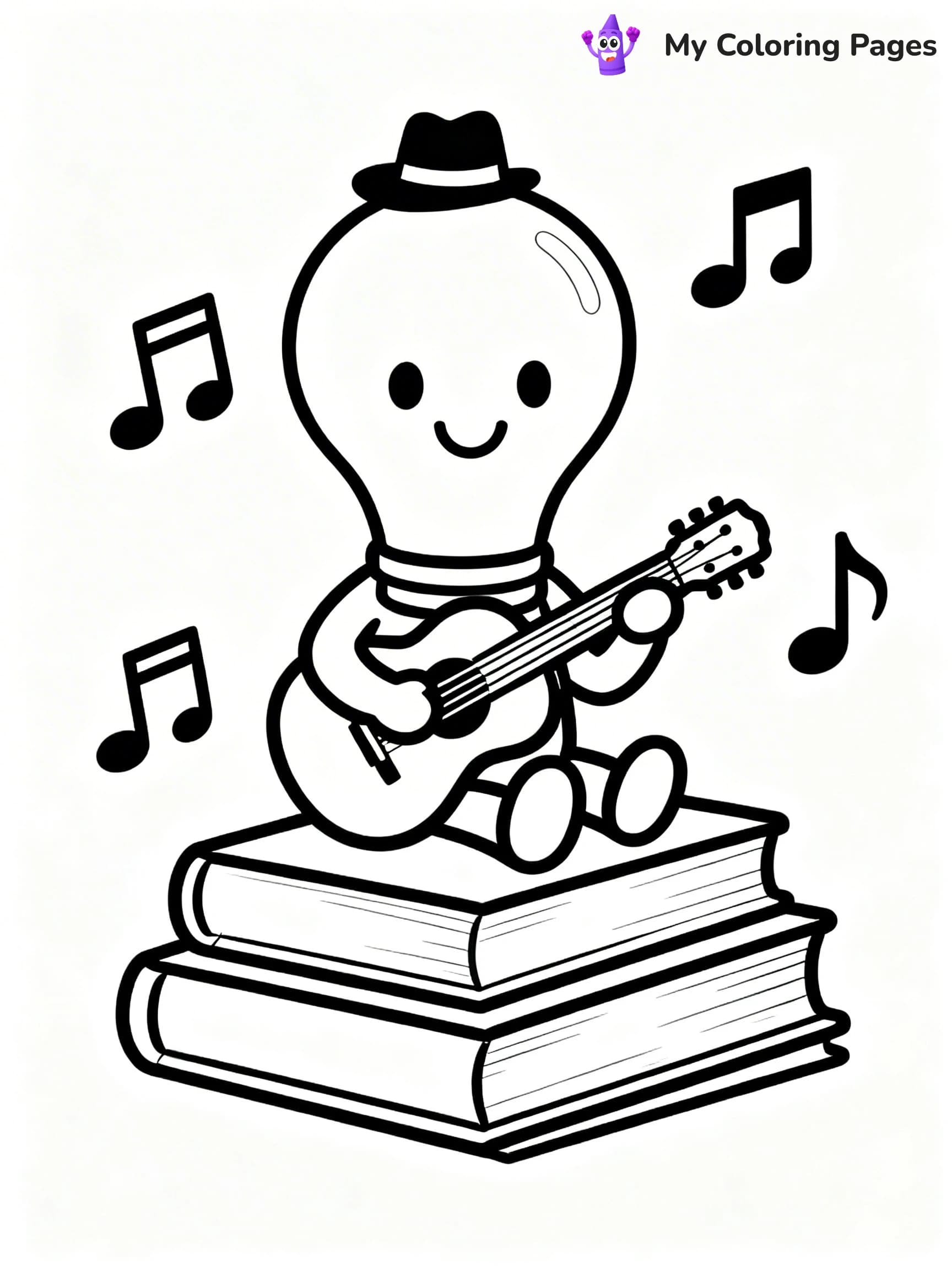 Lightbulb Coloring Pages - 12