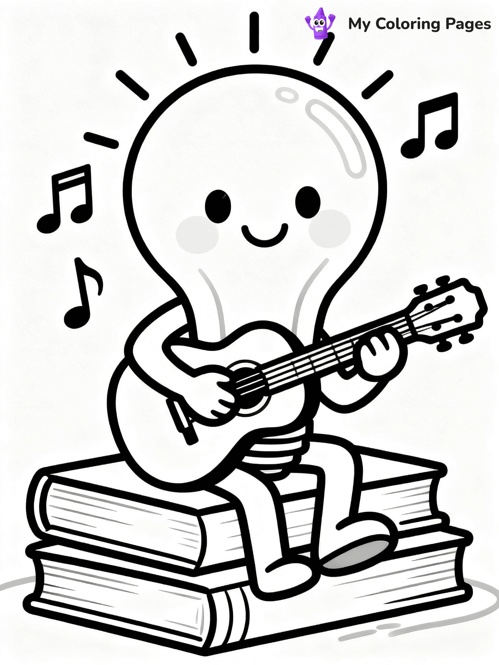 Lightbulb Coloring Pages - 11