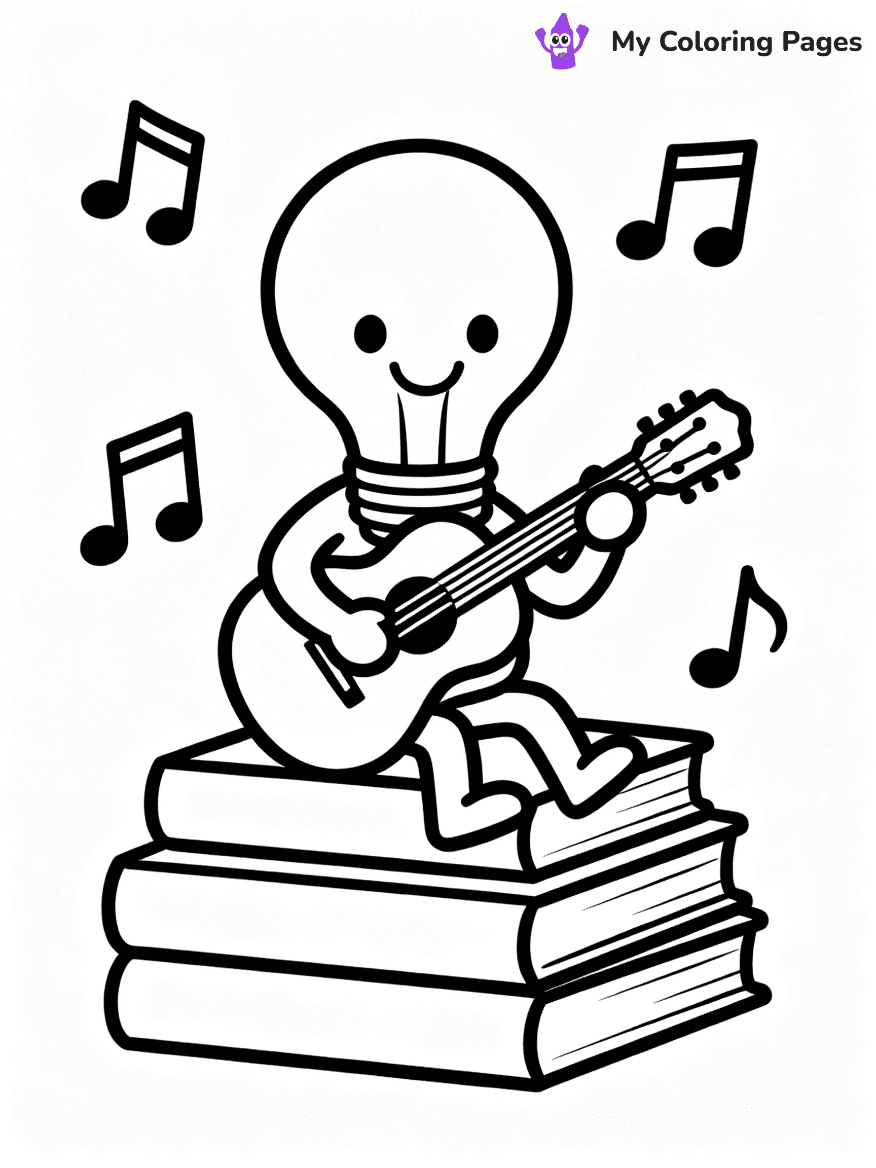 Lightbulb Coloring Pages - 10