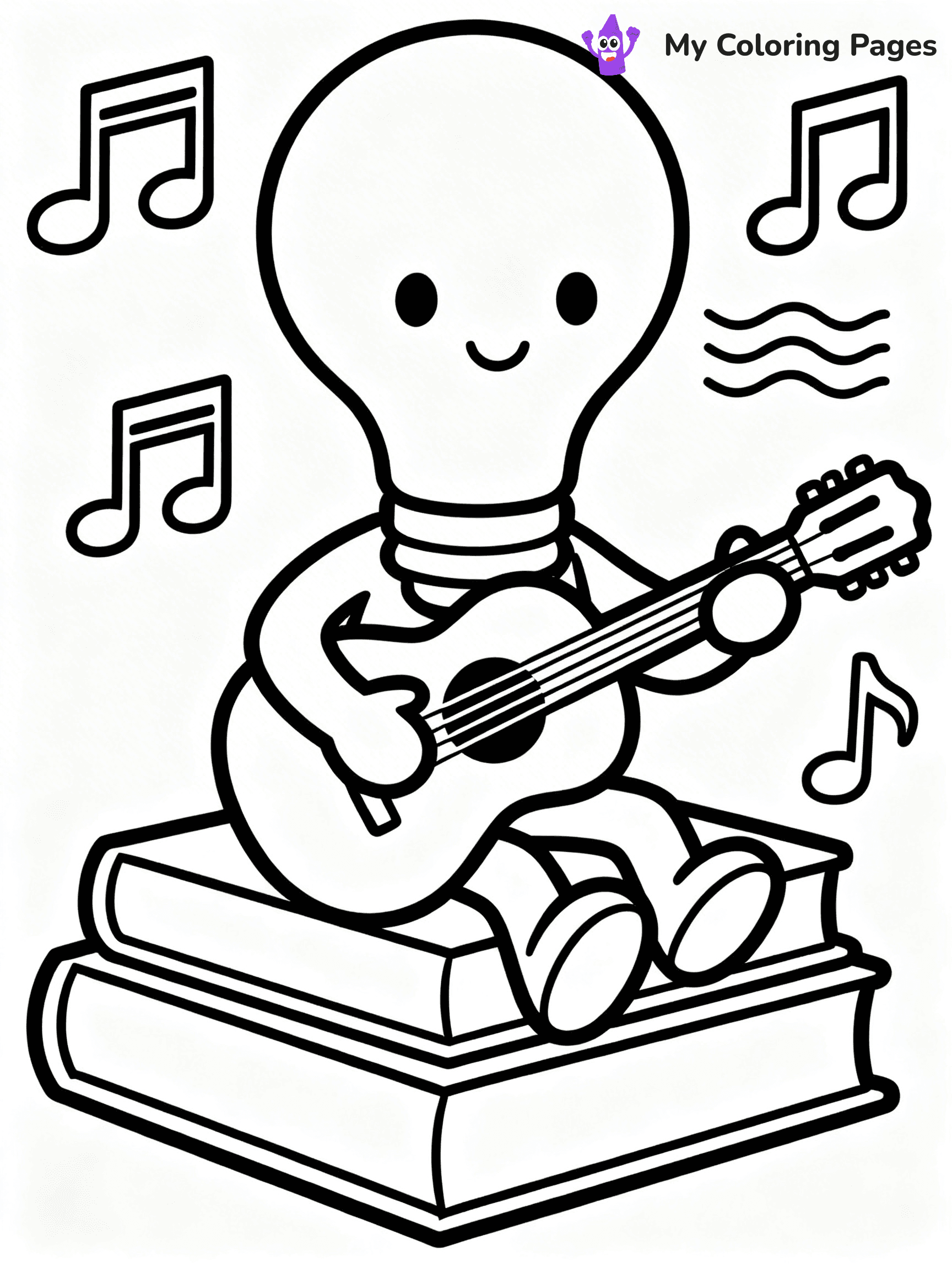 Lightbulb Coloring Pages - 8