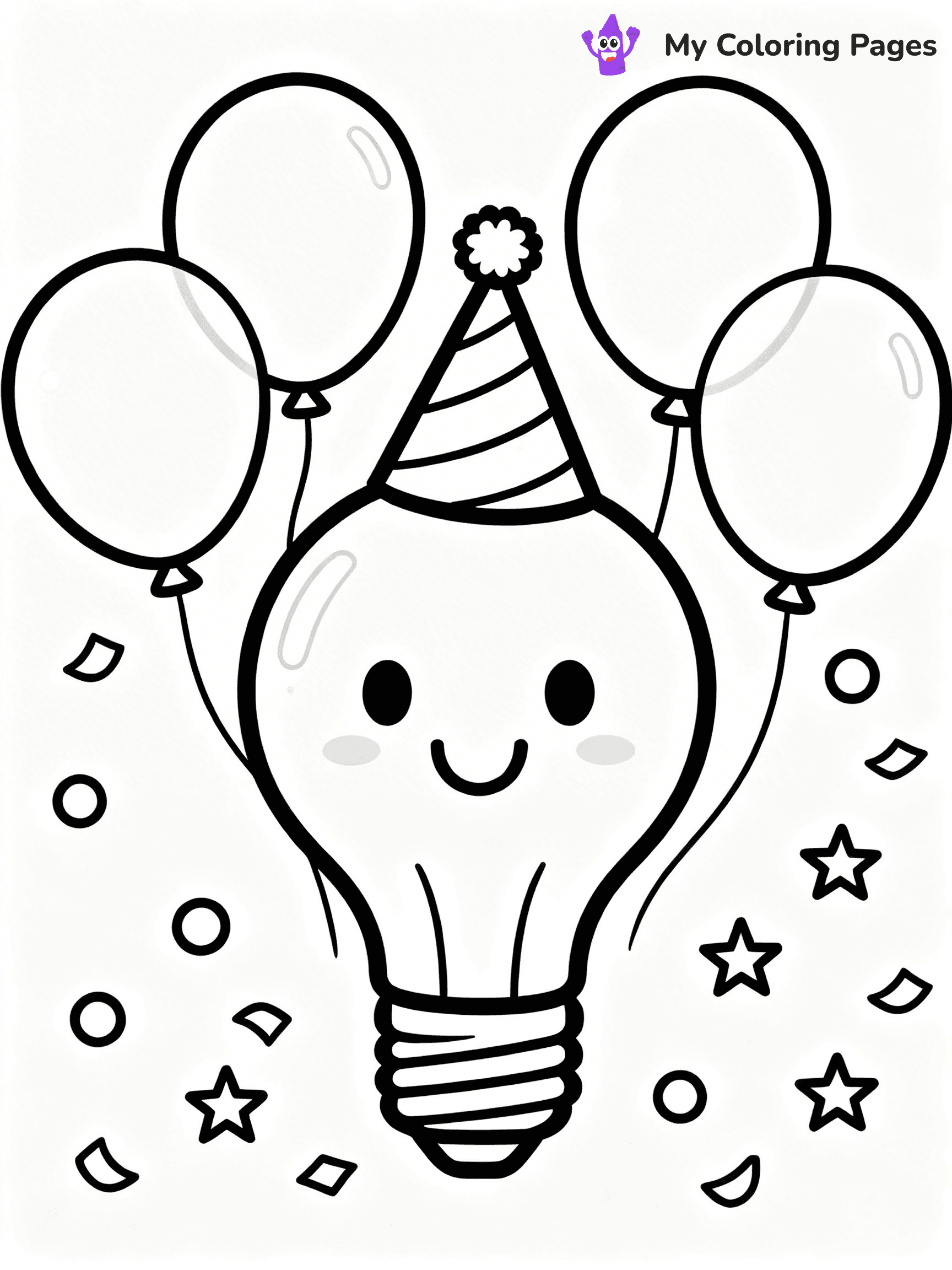 Lightbulb Coloring Pages - 5