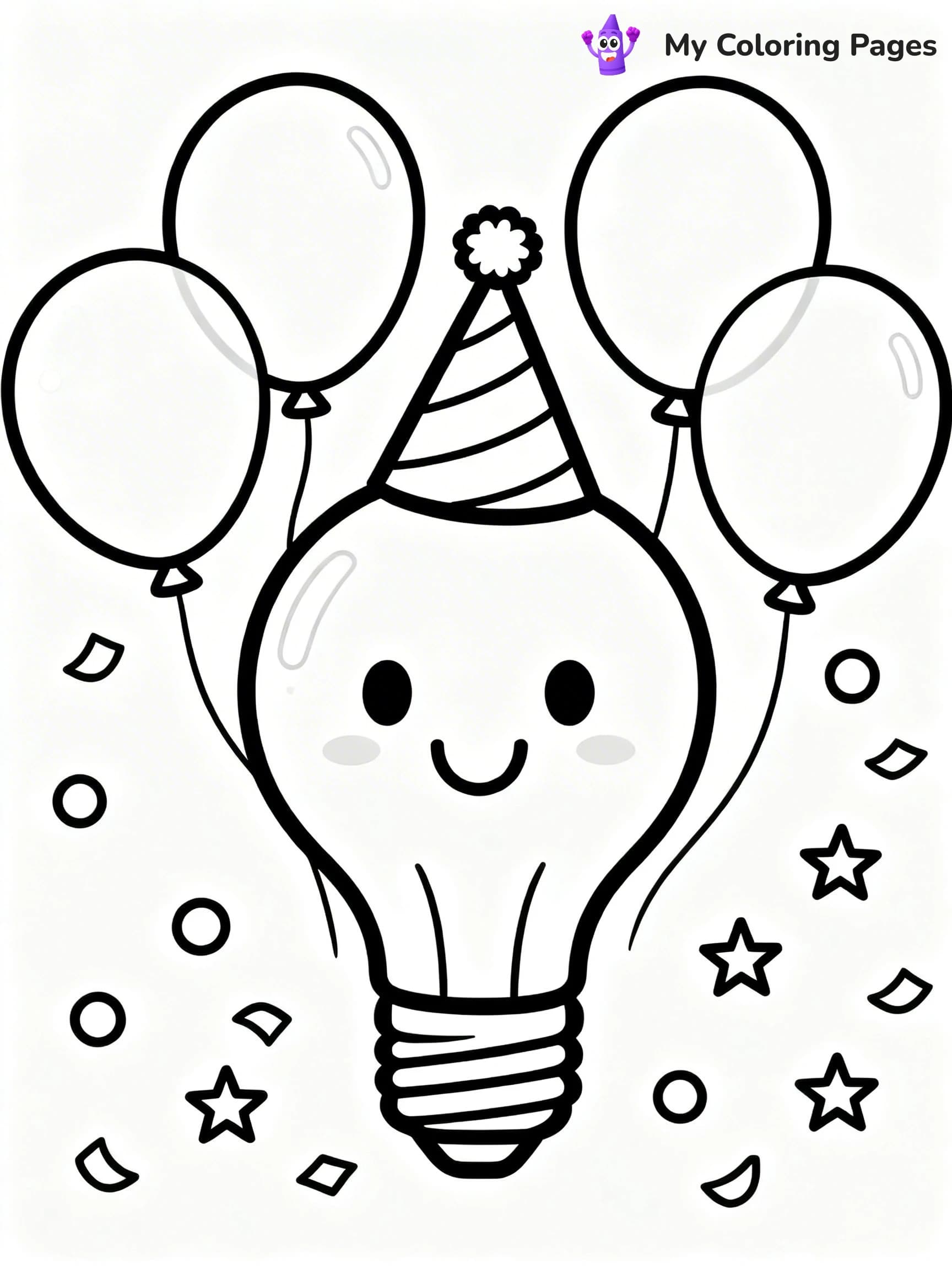 Lightbulb Coloring Pages - 5