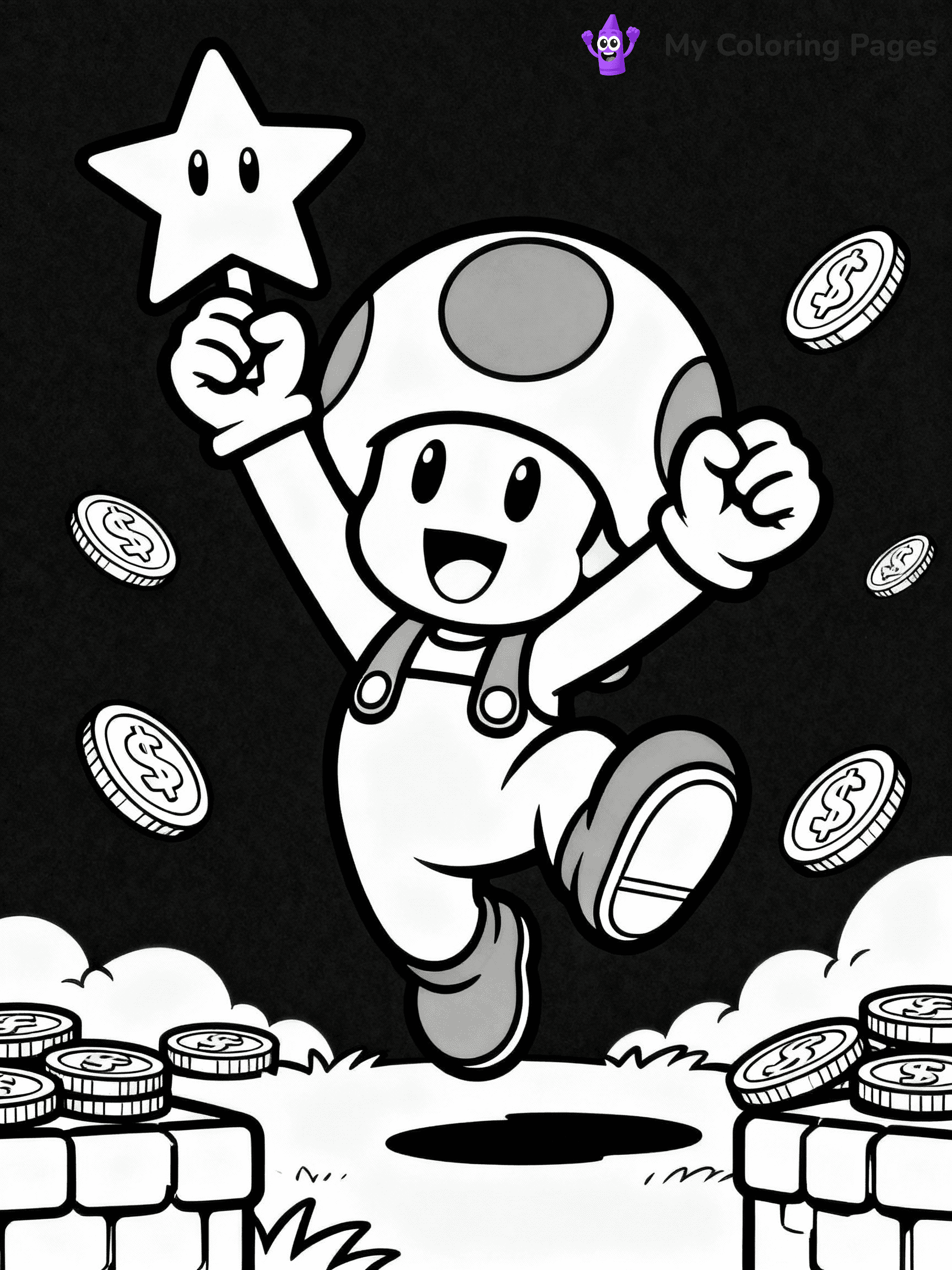 Toadette Coloring Pages - 24