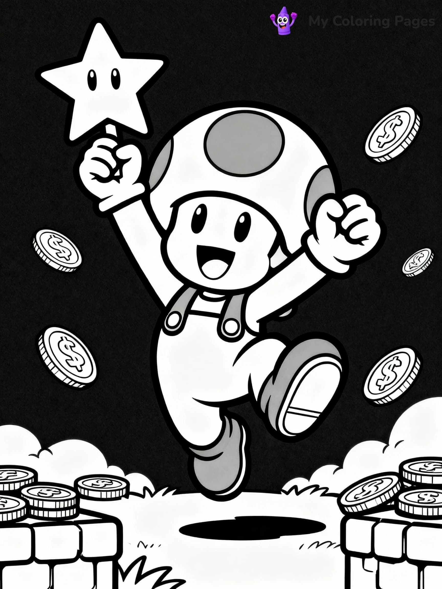 Toadette Coloring Pages - 24