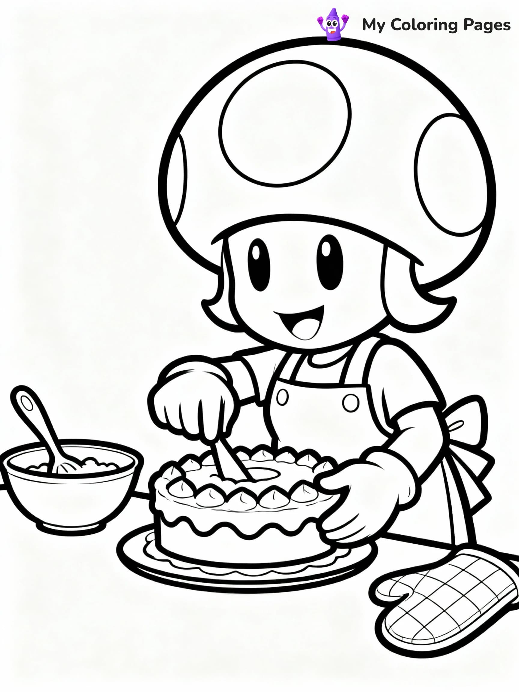 Toadette Coloring Pages - 17