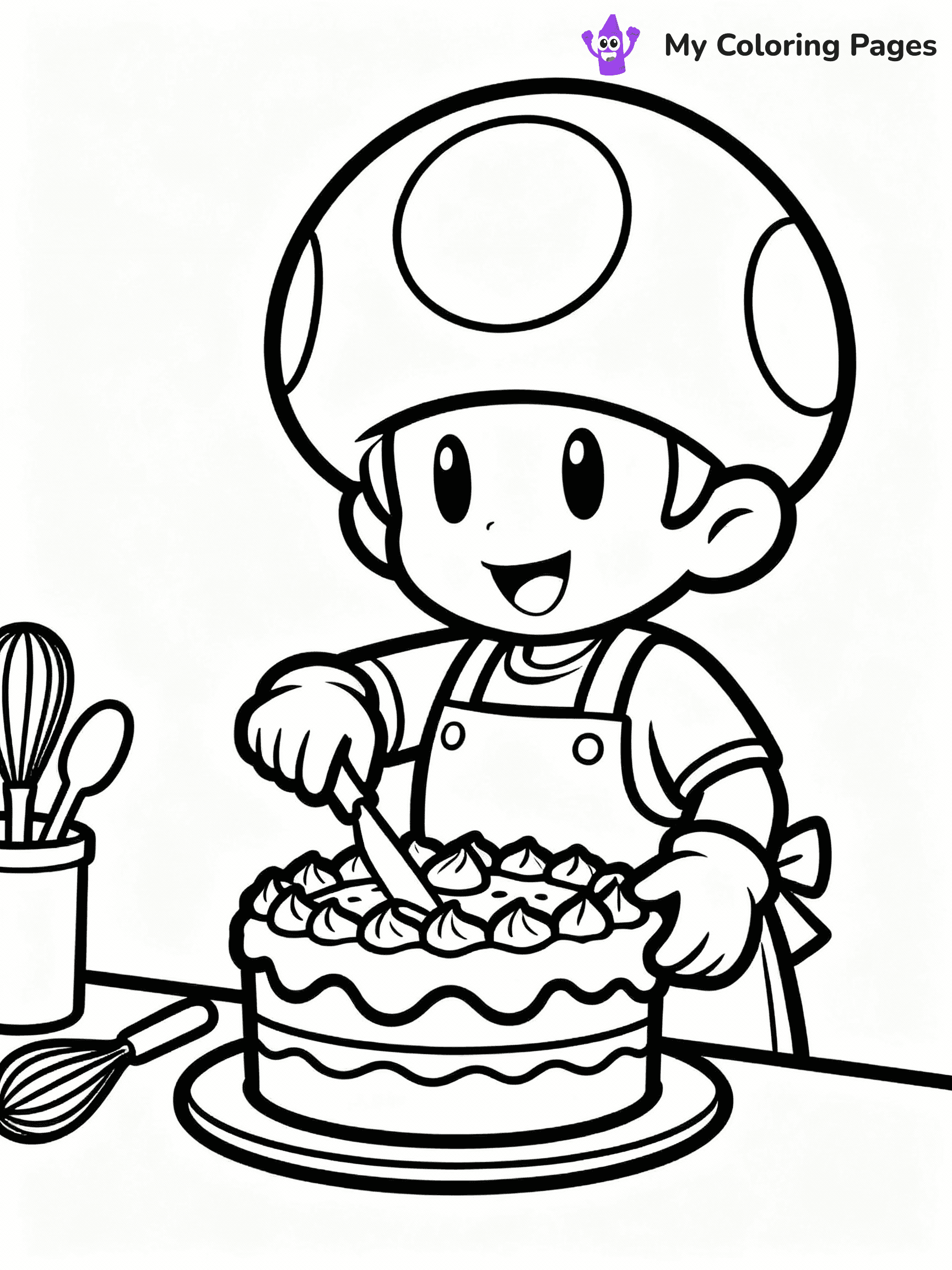 Toadette Coloring Pages - 15