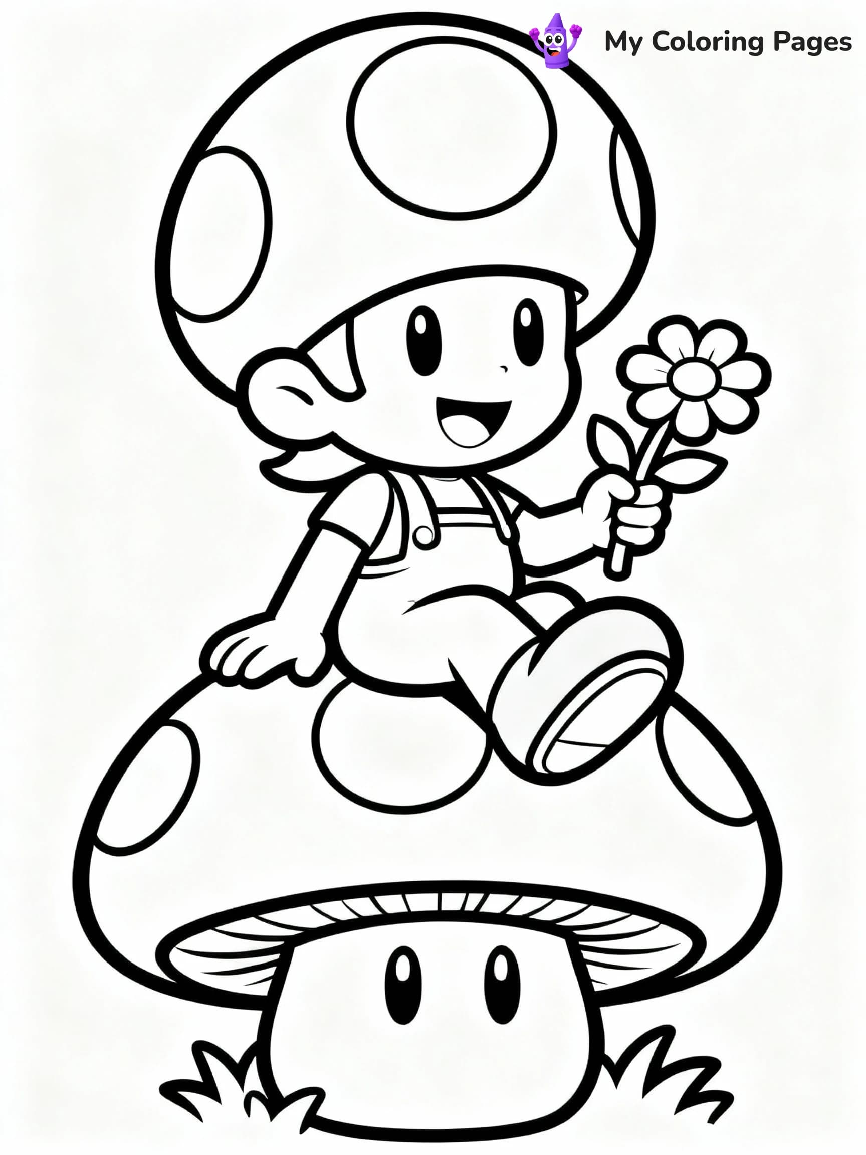 Toadette Coloring Pages - 12