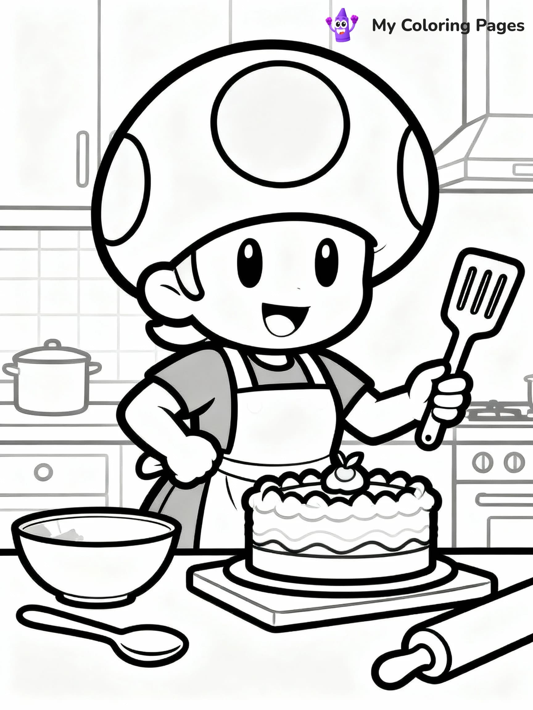 Toadette Coloring Pages - 9