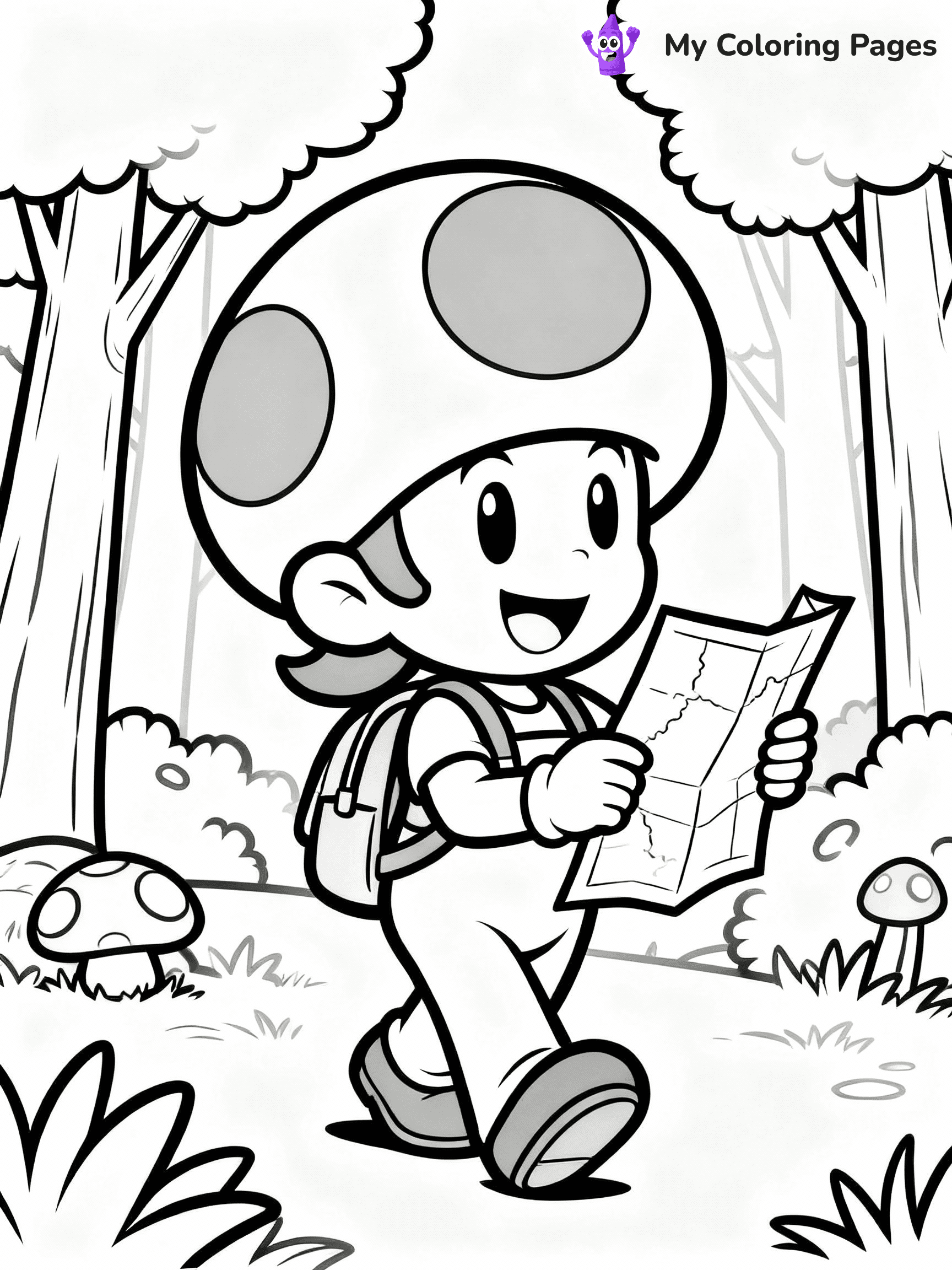 Toadette Coloring Pages - 6