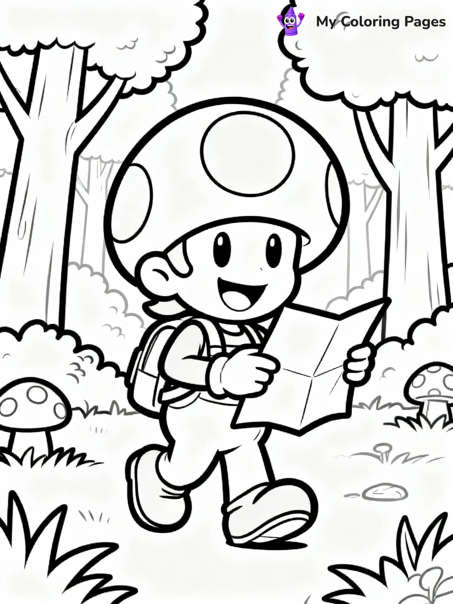 Toadette Coloring Pages - 3