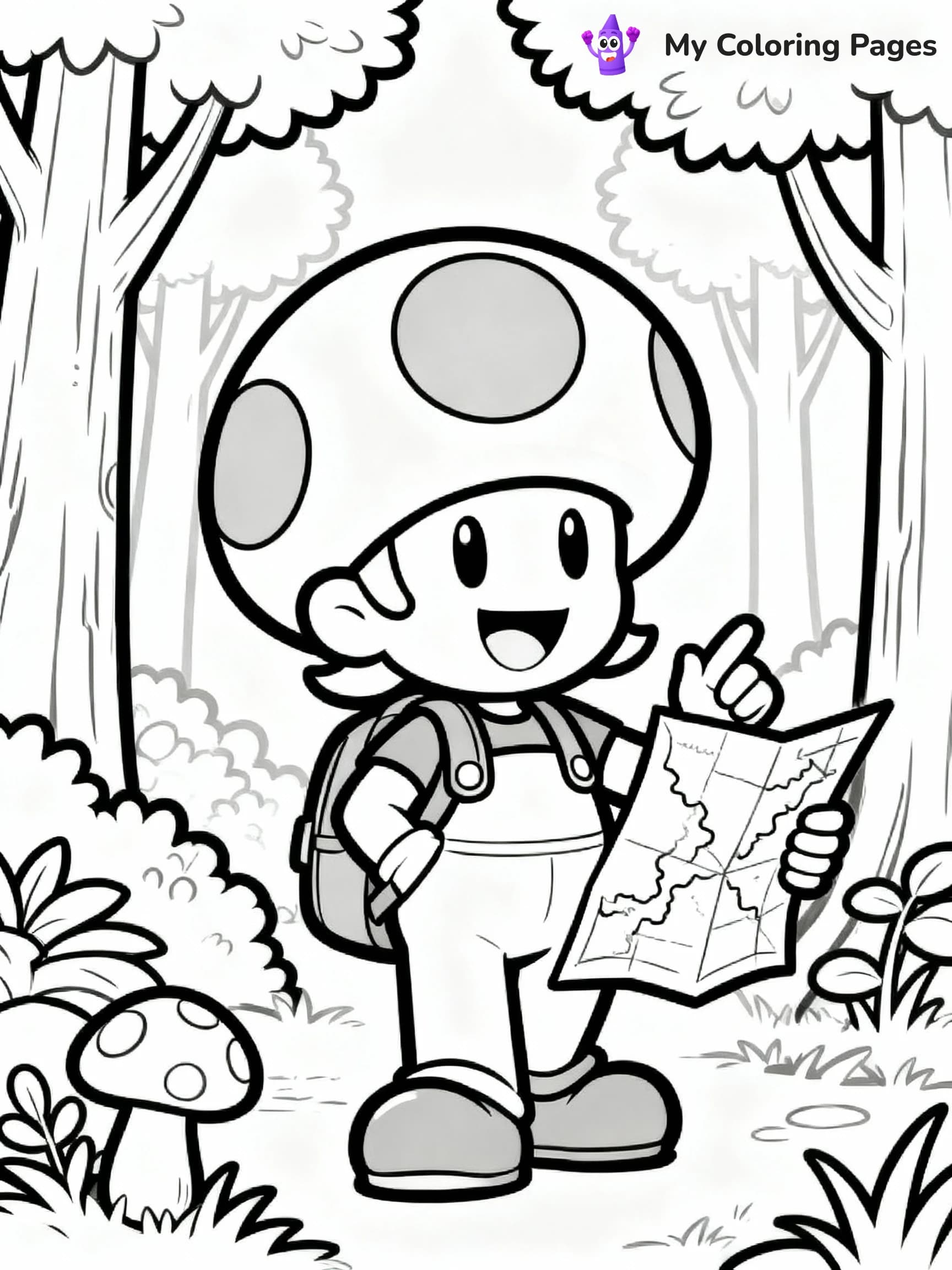 Toadette Coloring Pages - 2