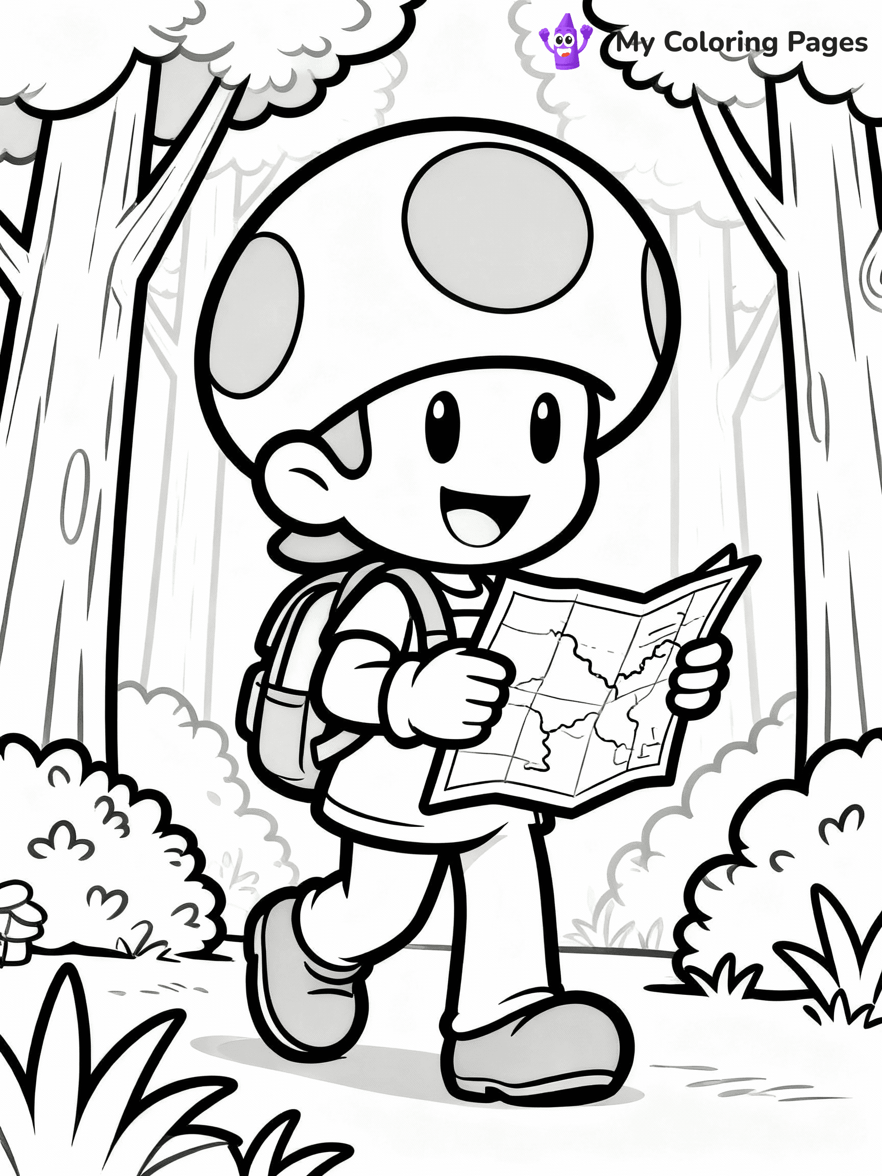 Toadette Coloring Pages - 1