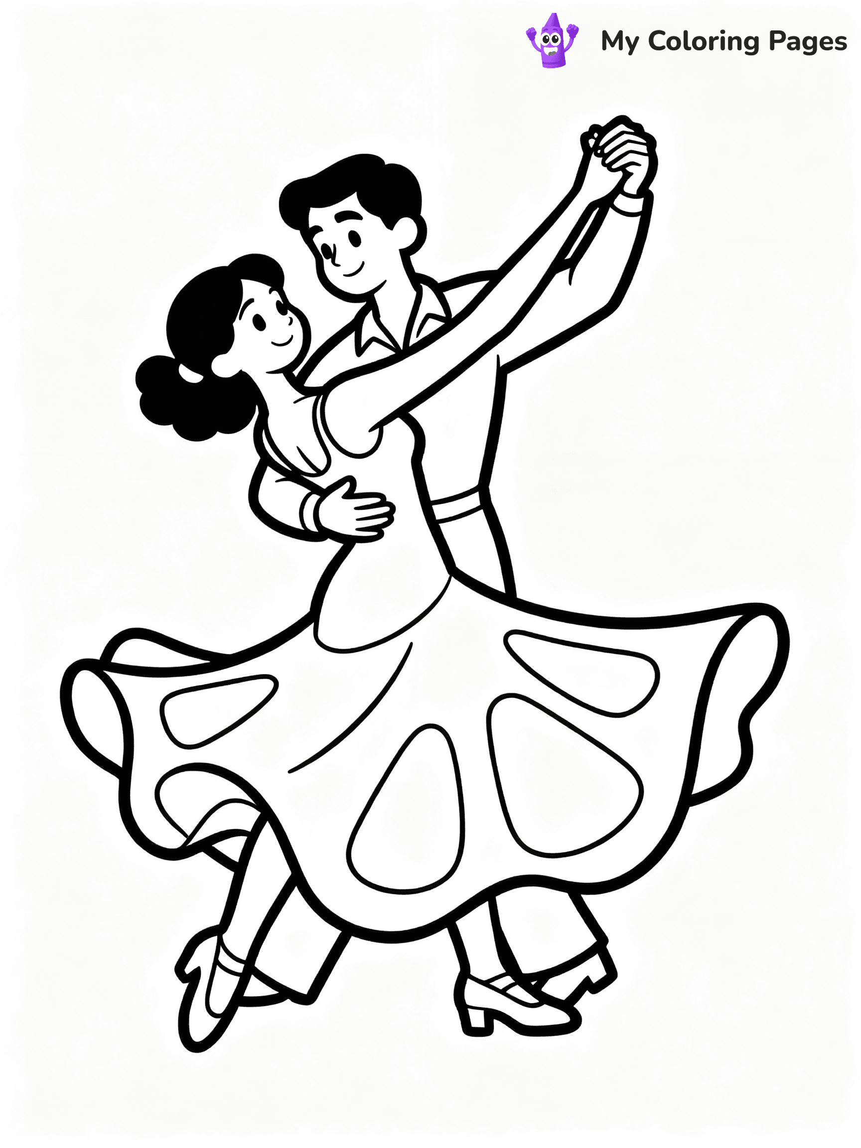 Dance Coloring Pages - 36