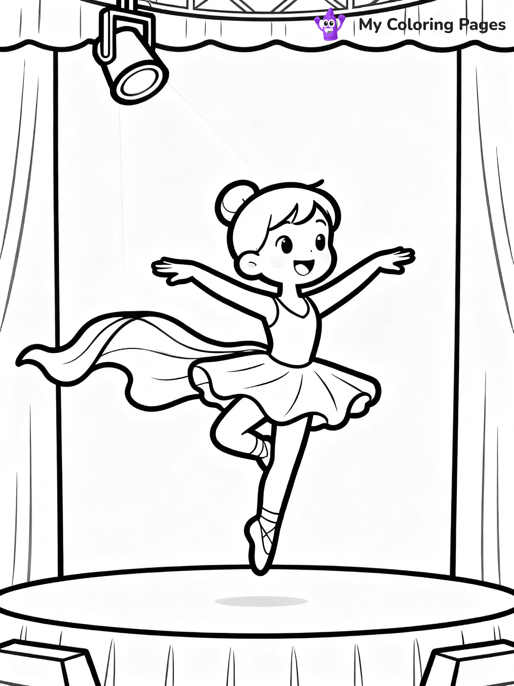 Dance Coloring Pages - 27