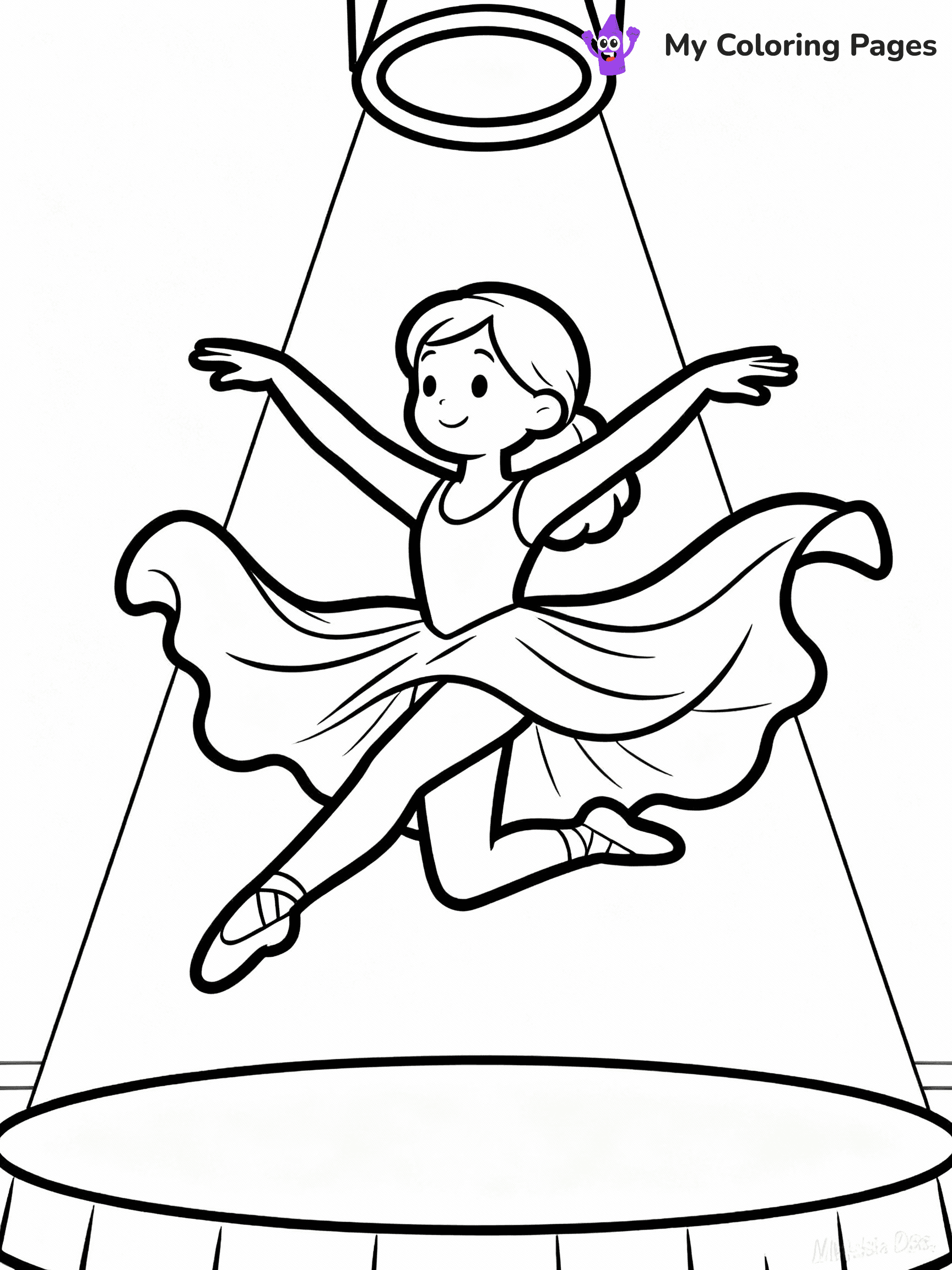 Dance Coloring Pages - 26