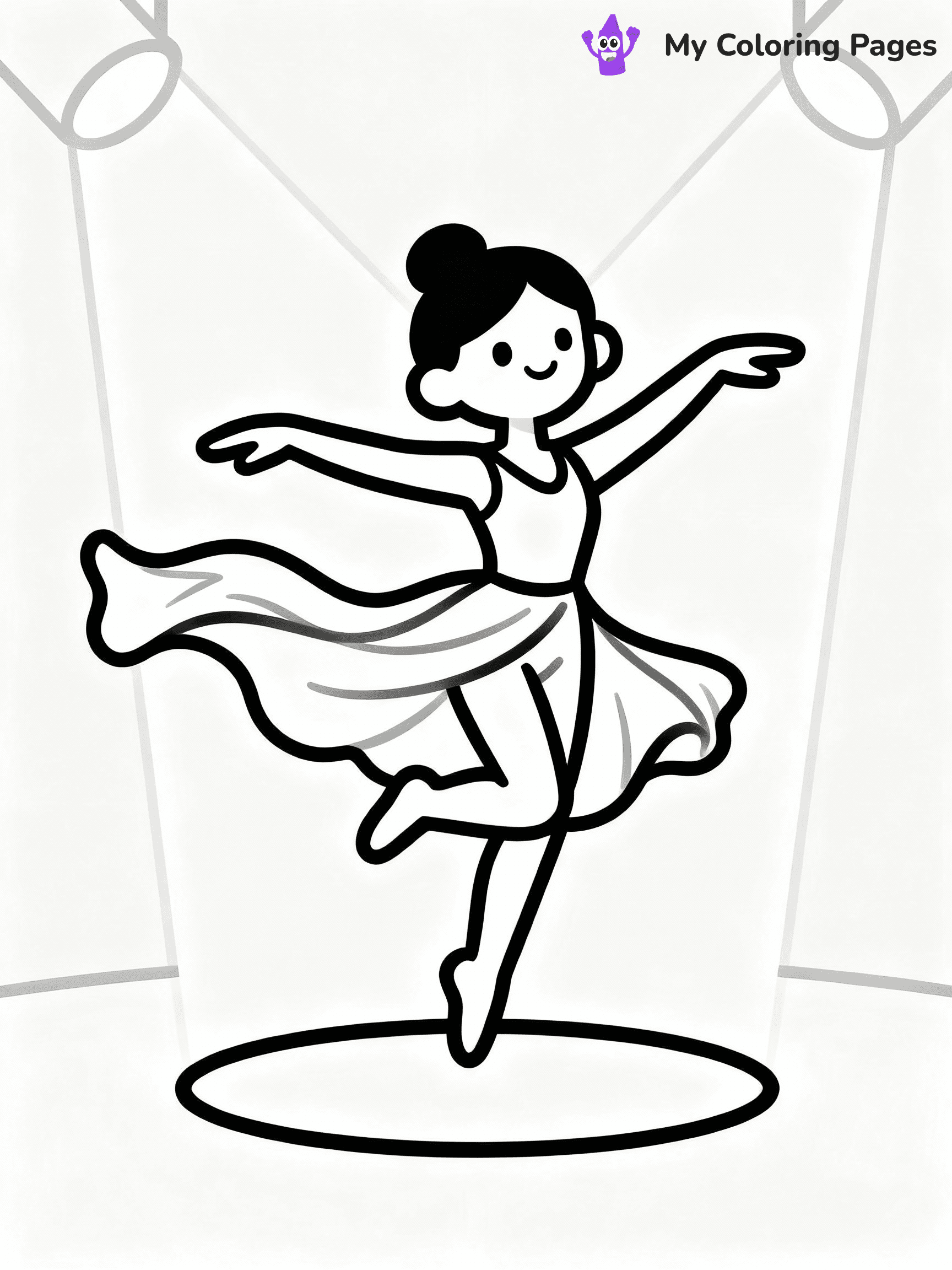 Dance Coloring Pages - 25