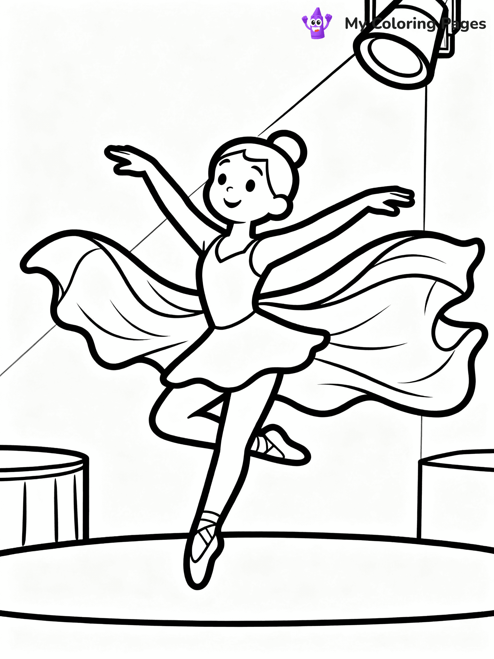 Dance Coloring Pages - 23