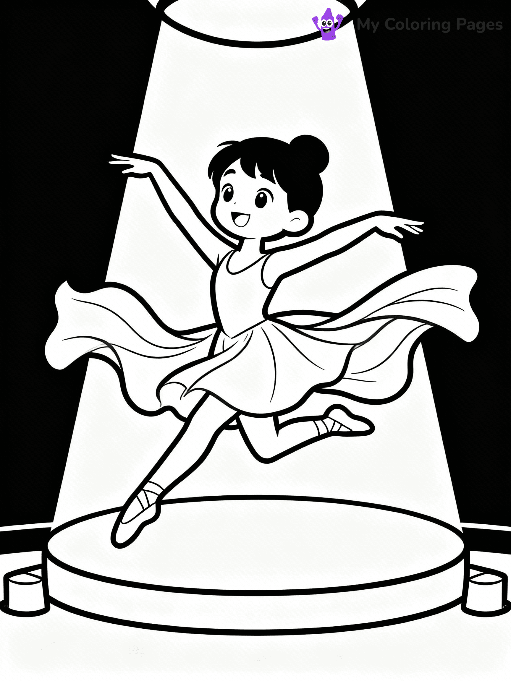 Dance Coloring Pages - 22