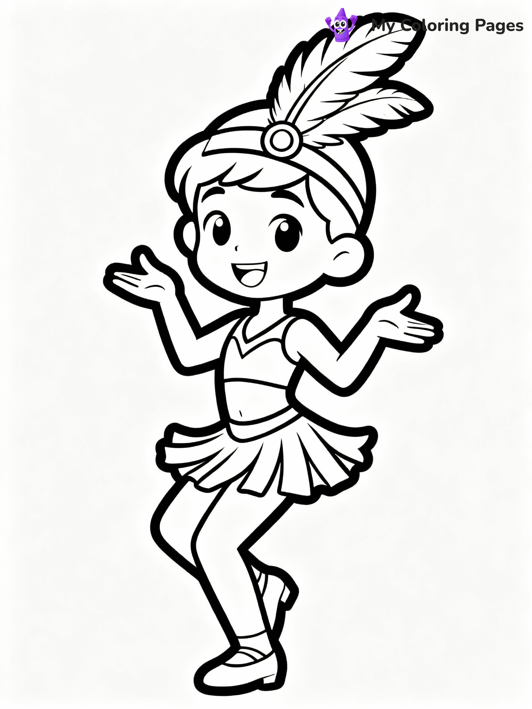 Dance Coloring Pages - 12