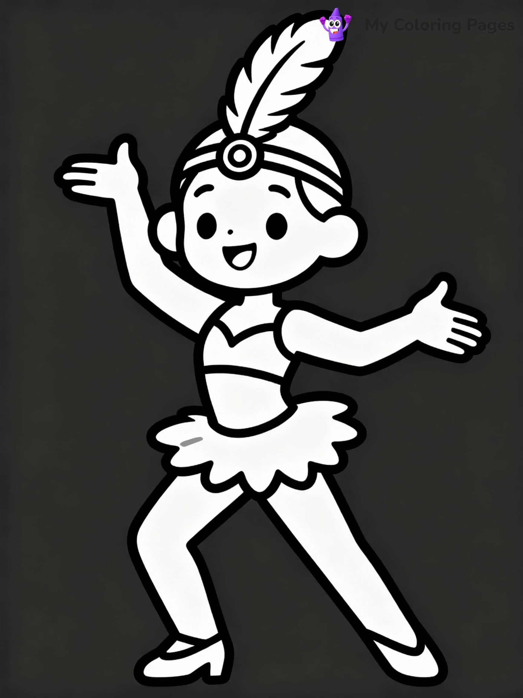 Dance Coloring Pages - 11