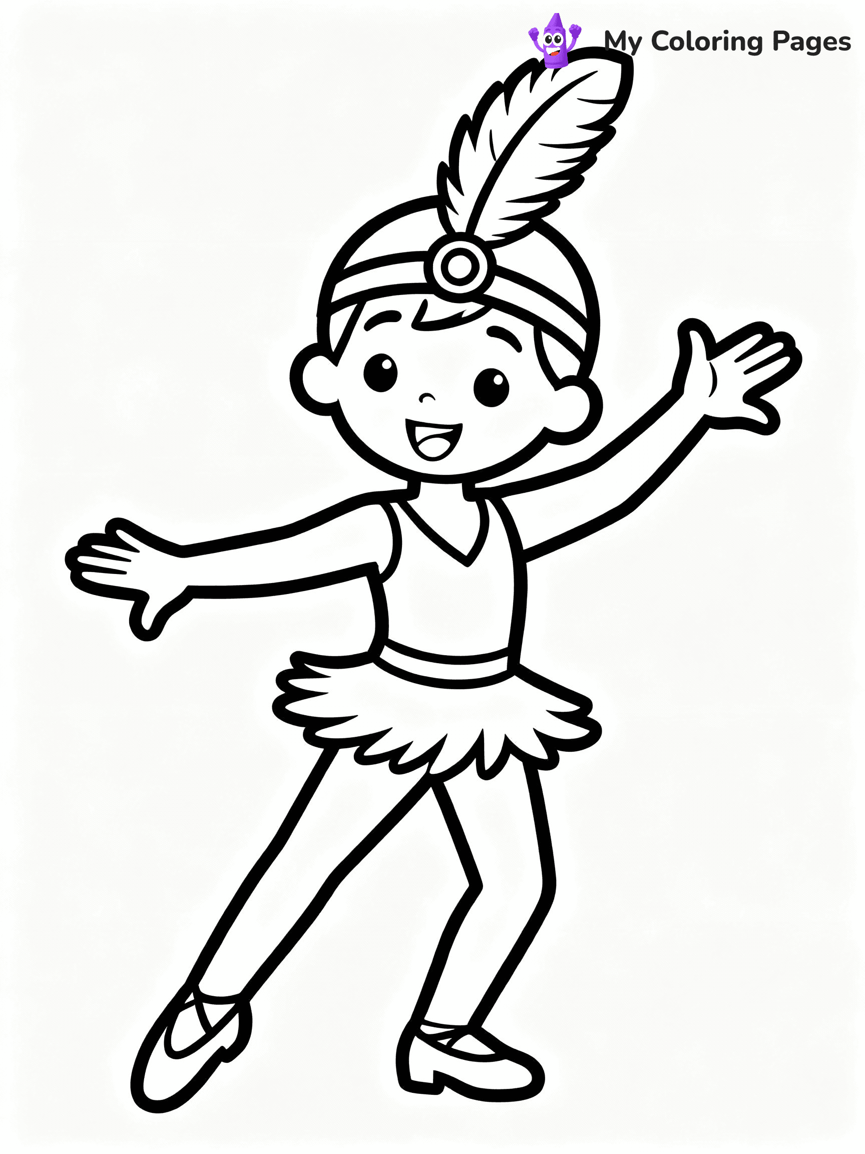Dance Coloring Pages - 9