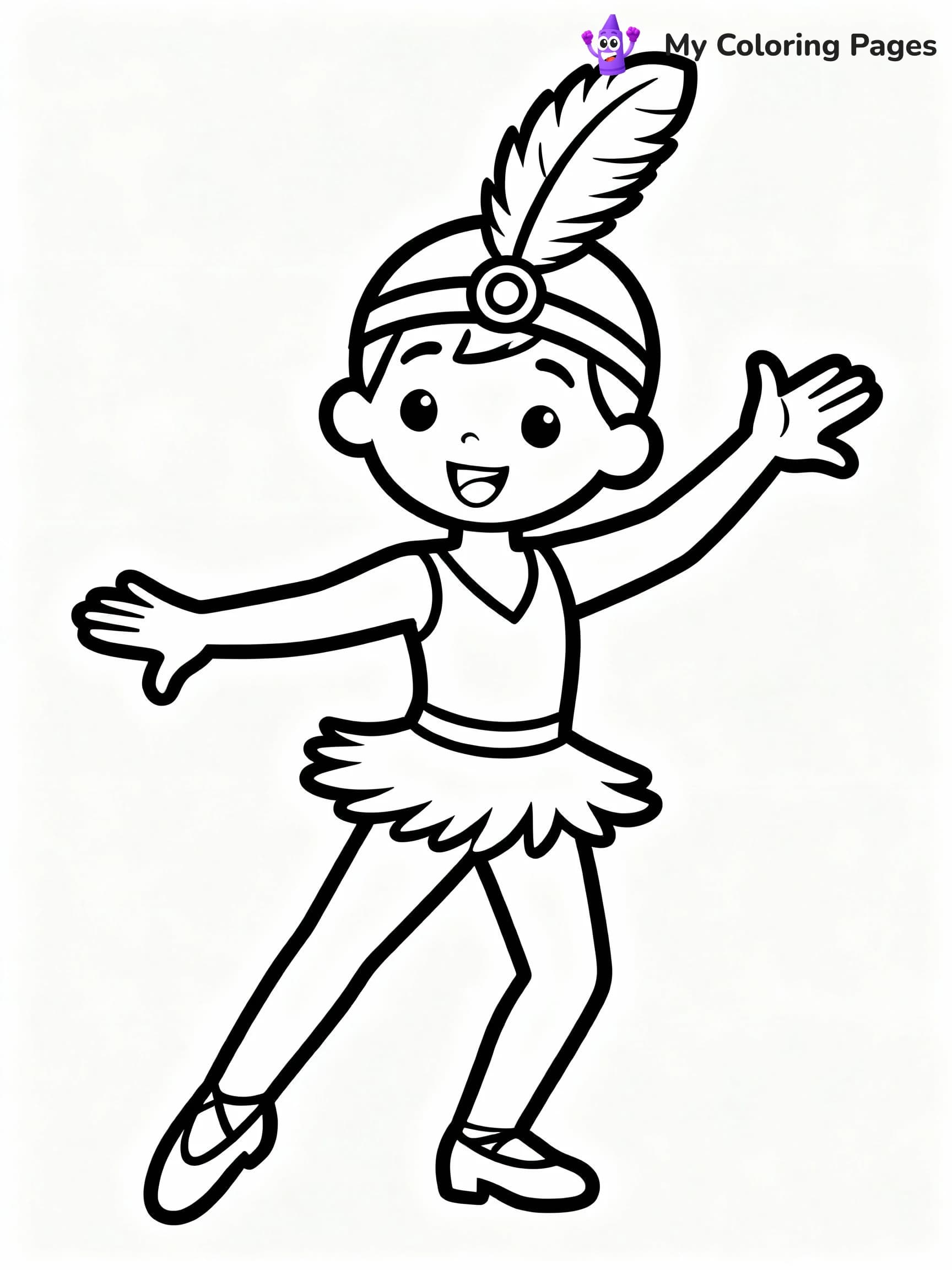 Dance Coloring Pages - 9