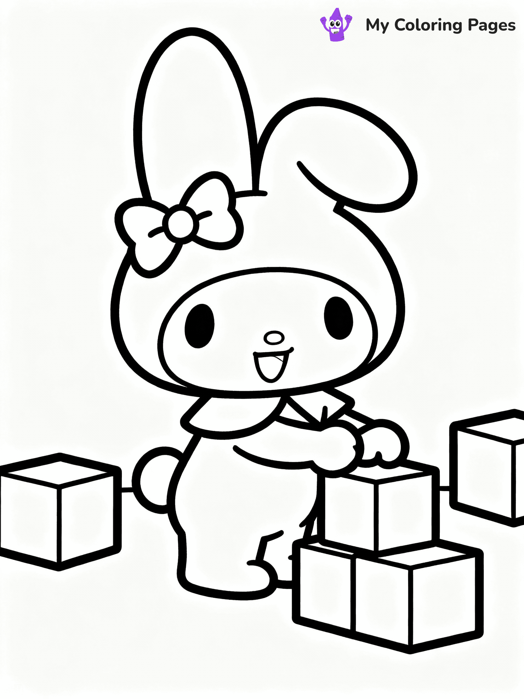 ⚠️ CRITICAL REQUIREMENT - ABSOLUTE BLACK AND WHITE ONLY ⚠️
This MUST be a BLACK AND WHITE line drawing ONLY. NO COLORS whatsoever.
- ONLY pure black lines (#000000) on pure white background (#FFFFFF)
- ABSOLUTELY NO colors, NO shading, NO gradients, NO grayscale
- If there are ANY colors in the output, the image is REJECTED
- This is a COLORING PAGE - meant to be COLORED IN by children
- The output must be UNCOLORED line art ready for coloring
⚠️ SUBJECT TO DRAW: Flat the Mouse from My Melody in Sanrio style, playing with blocks, cheerful pose, shapes around
(REMEMBER: Output must be BLACK AND WHITE line art only, NOT colored!)
# COLORING PAGE: BLACK OUTLINES ONLY - WHITE BACKGROUND MANDATORY
Create a **coloring book page** using EXACTLY two values: black lines, white space.
## NON-NEGOTIABLE BINARY RULES
- **ONLY #000000 (black) and #FFFFFF (white)** - NO other values exist
- **EVERY PIXEL = BLACK OR WHITE** - no gray/shading/antialiasing
- **WHITE BACKGROUND MANDATORY** - entire canvas stays white
- **ALL SHAPES HOLLOW** - everything is empty outlines waiting to be colored
- **FORBIDDEN:** fills, shading, gradients, patterns, textures, colors
- **NO SOLID REGIONS** - if it's not a thin line, it's wrong
## Universal Line Standards
- Black outlines ONLY - thin, uniform weight
- Every shape completely empty inside
- Closed contours suitable for coloring
- Simple flat illustration - zero depth/3D/realism
- **Style:** Whimsical Doodle Art Alley - rounded, friendly outlines (unless specified)
## Everything = Outline Only
- Characters/animals: hollow shapes
- Objects/clothing: empty contours
- Backgrounds/scenery: line work only
- Natural elements: outlined forms
- Dark/night areas: don't exist (use outlined symbols)
- Textures/patterns: convert to simple lines
## The Test
Can a child color EVERY white space with crayons? If any area is pre-filled/shaded/gray or colored in, it FAILS. Every shape must be waiting to receive color.
**FINAL OUTPUT**: Binary coloring page. Black lines define shapes. White spaces ready for coloring. Nothing else exists. No exceptions. Print-ready.
⚠️ FINAL REMINDER: Draw the subject "Flat the Mouse from My Melody in Sanrio style, playing with blocks, cheerful pose, shapes around" as BLACK AND WHITE line art. Zero colors in output.