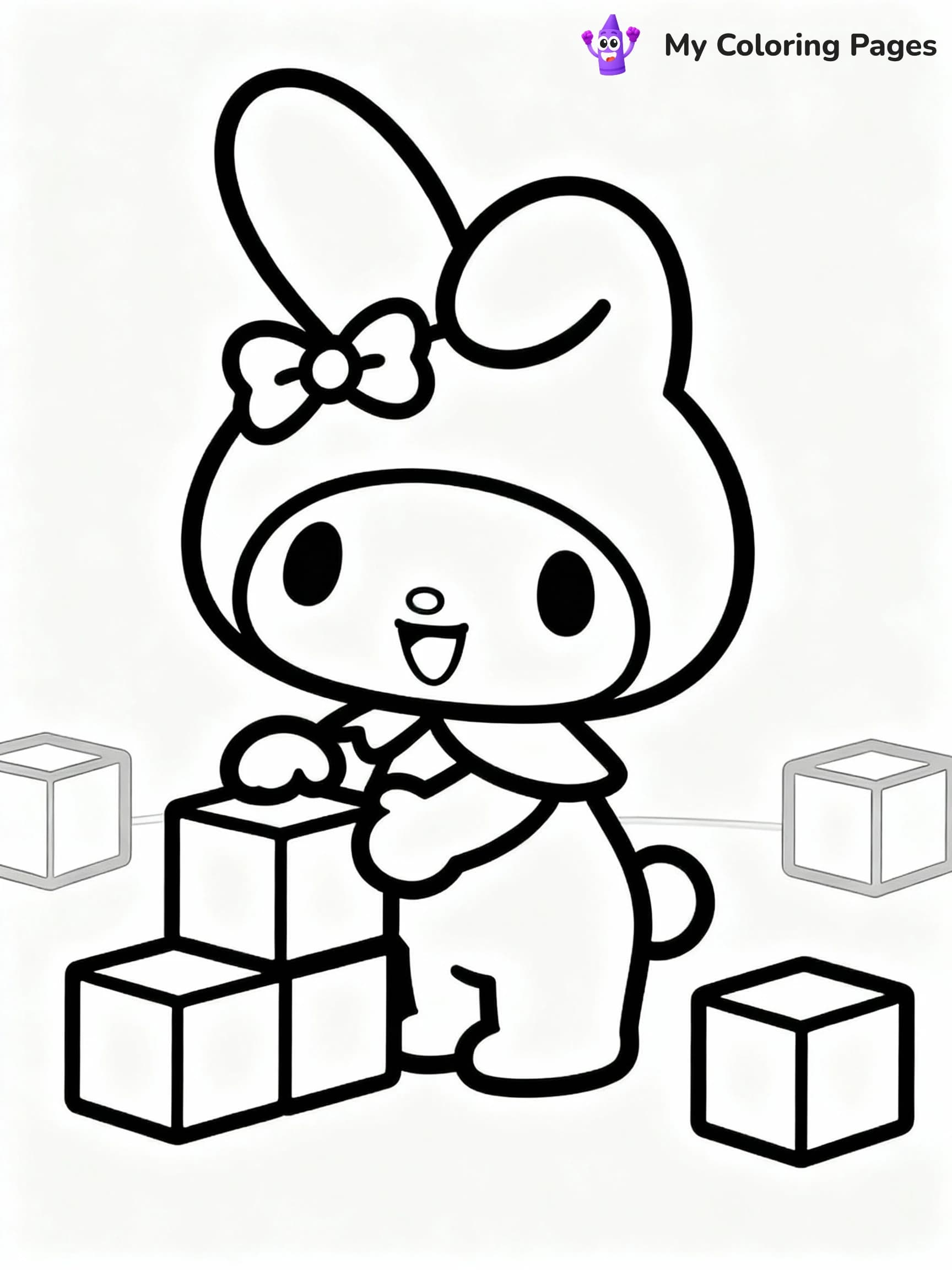 My Melody Coloring Pages - 19