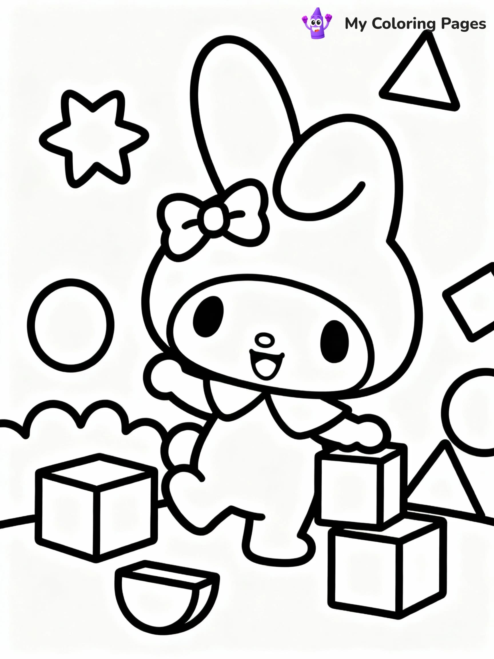 My Melody Coloring Pages - 18