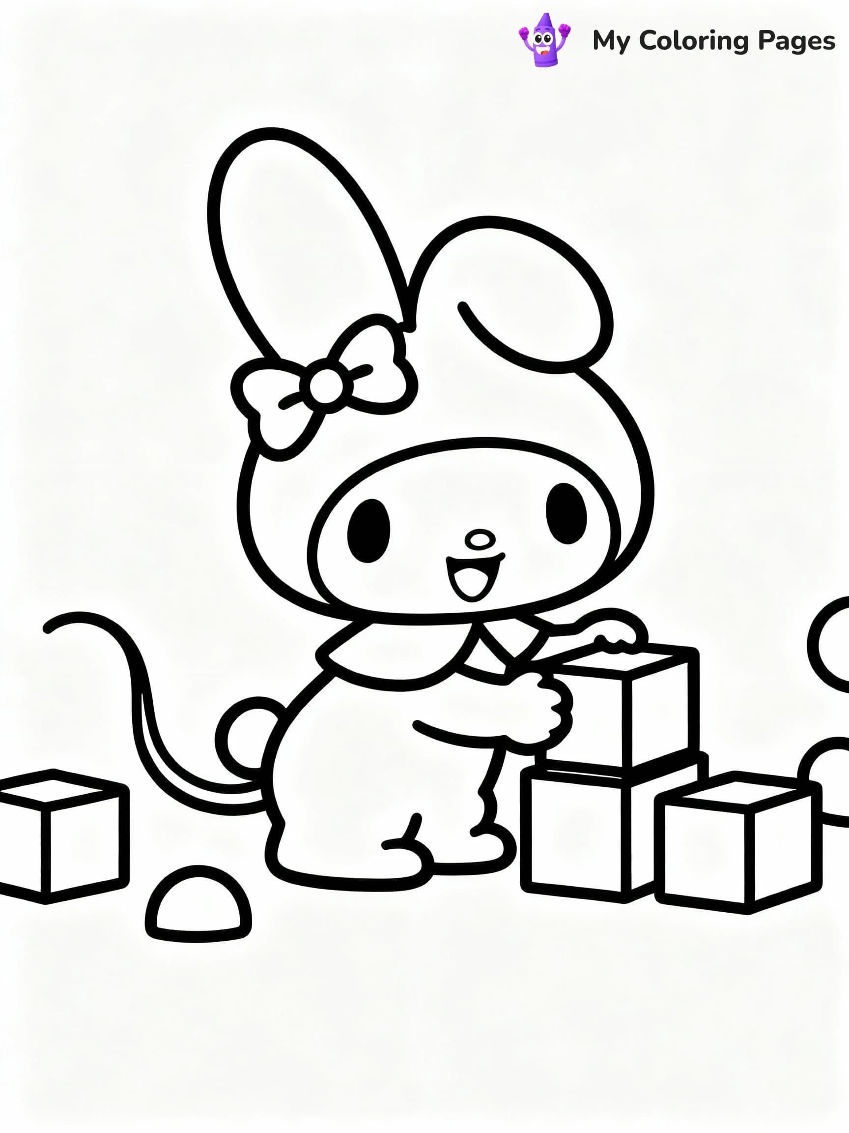 My Melody Coloring Pages - 17