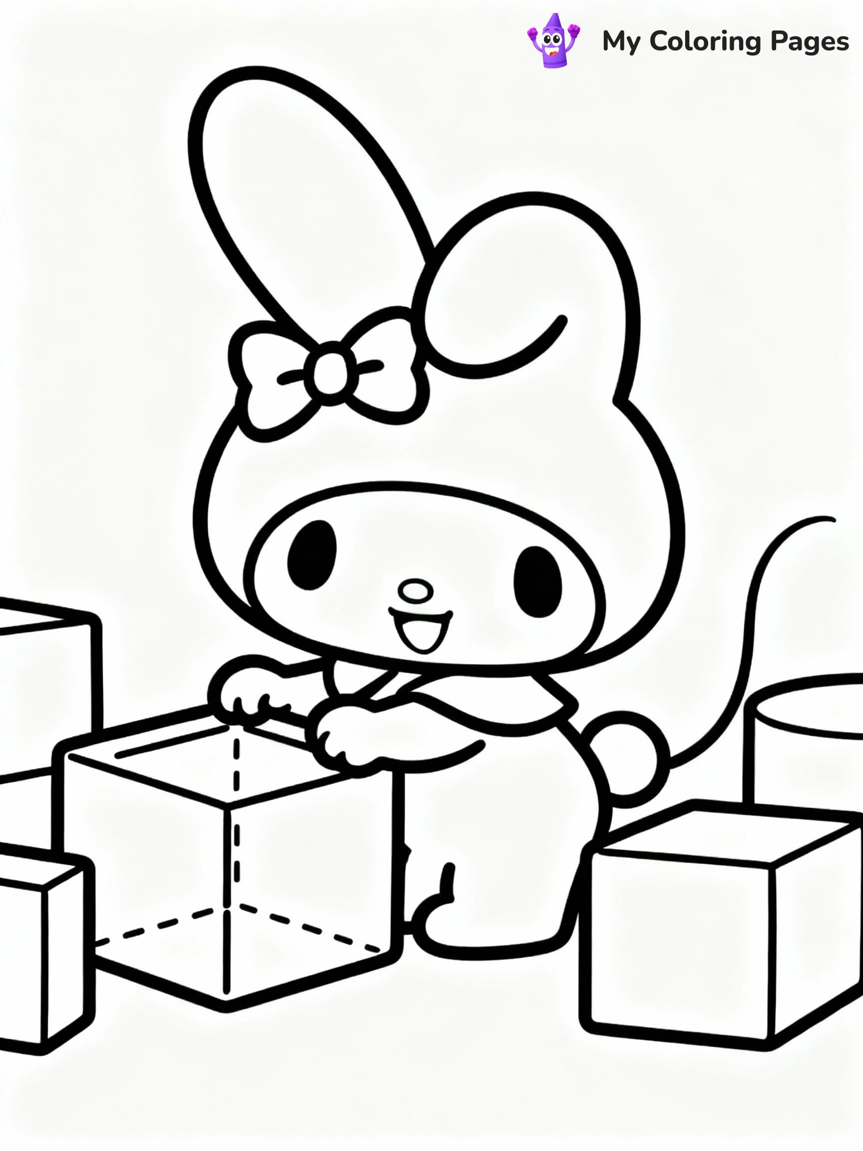 My Melody Coloring Pages - 16