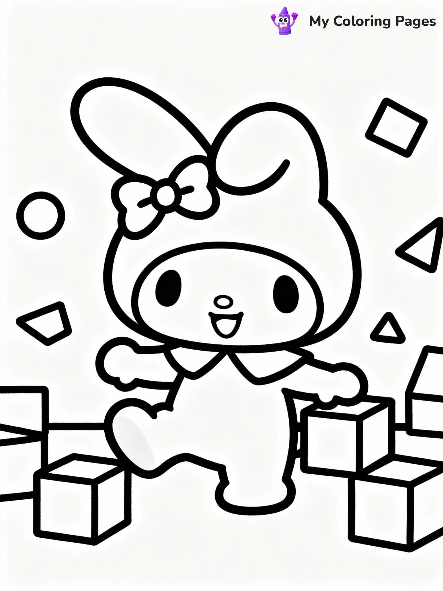 My Melody Coloring Pages - 14