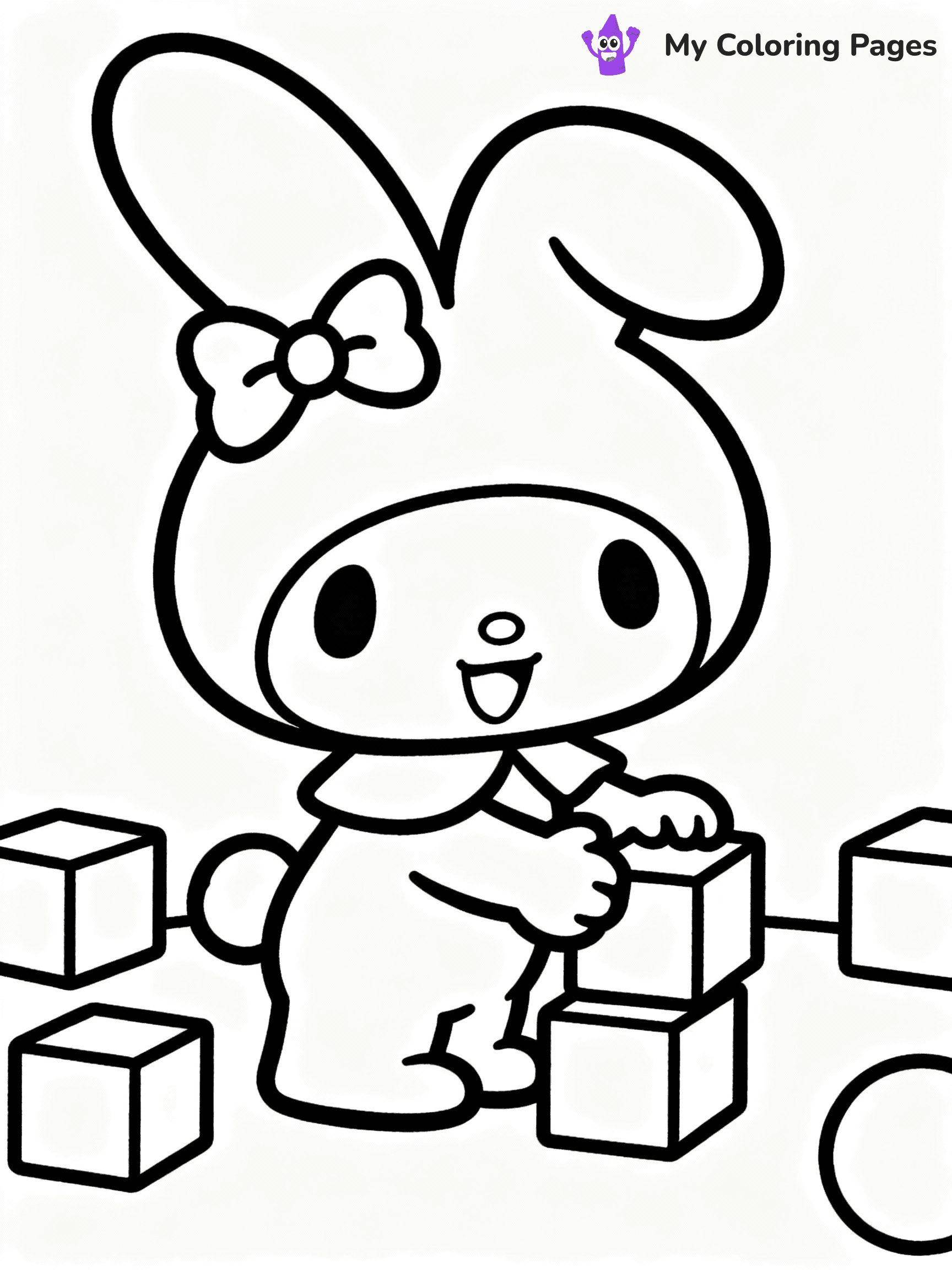 ⚠️ CRITICAL REQUIREMENT - ABSOLUTE BLACK AND WHITE ONLY ⚠️
This MUST be a BLACK AND WHITE line drawing ONLY. NO COLORS whatsoever.
- ONLY pure black lines (#000000) on pure white background (#FFFFFF)
- ABSOLUTELY NO colors, NO shading, NO gradients, NO grayscale
- If there are ANY colors in the output, the image is REJECTED
- This is a COLORING PAGE - meant to be COLORED IN by children
- The output must be UNCOLORED line art ready for coloring
⚠️ SUBJECT TO DRAW: Flat the Mouse from My Melody in Sanrio style, playing with blocks, cheerful pose, shapes around
(REMEMBER: Output must be BLACK AND WHITE line art only, NOT colored!)
# COLORING PAGE: BLACK OUTLINES ONLY - WHITE BACKGROUND MANDATORY
Create a **coloring book page** using EXACTLY two values: black lines, white space.
## NON-NEGOTIABLE BINARY RULES
- **ONLY #000000 (black) and #FFFFFF (white)** - NO other values exist
- **EVERY PIXEL = BLACK OR WHITE** - no gray/shading/antialiasing
- **WHITE BACKGROUND MANDATORY** - entire canvas stays white
- **ALL SHAPES HOLLOW** - everything is empty outlines waiting to be colored
- **FORBIDDEN:** fills, shading, gradients, patterns, textures, colors
- **NO SOLID REGIONS** - if it's not a thin line, it's wrong
## Universal Line Standards
- Black outlines ONLY - thin, uniform weight
- Every shape completely empty inside
- Closed contours suitable for coloring
- Simple flat illustration - zero depth/3D/realism
- **Style:** Whimsical Doodle Art Alley - rounded, friendly outlines (unless specified)
## Everything = Outline Only
- Characters/animals: hollow shapes
- Objects/clothing: empty contours
- Backgrounds/scenery: line work only
- Natural elements: outlined forms
- Dark/night areas: don't exist (use outlined symbols)
- Textures/patterns: convert to simple lines
## The Test
Can a child color EVERY white space with crayons? If any area is pre-filled/shaded/gray or colored in, it FAILS. Every shape must be waiting to receive color.
**FINAL OUTPUT**: Binary coloring page. Black lines define shapes. White spaces ready for coloring. Nothing else exists. No exceptions. Print-ready.
⚠️ FINAL REMINDER: Draw the subject "Flat the Mouse from My Melody in Sanrio style, playing with blocks, cheerful pose, shapes around" as BLACK AND WHITE line art. Zero colors in output.