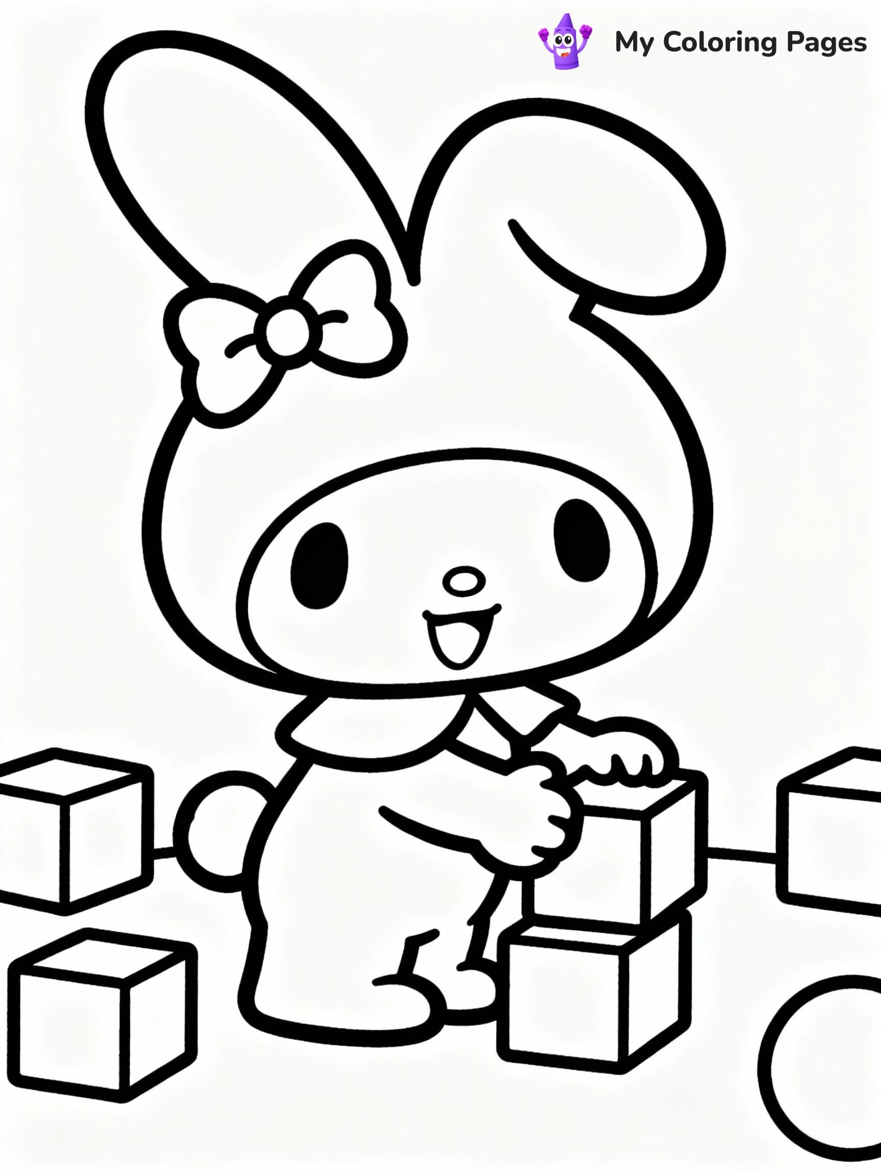 My Melody Coloring Pages - 13