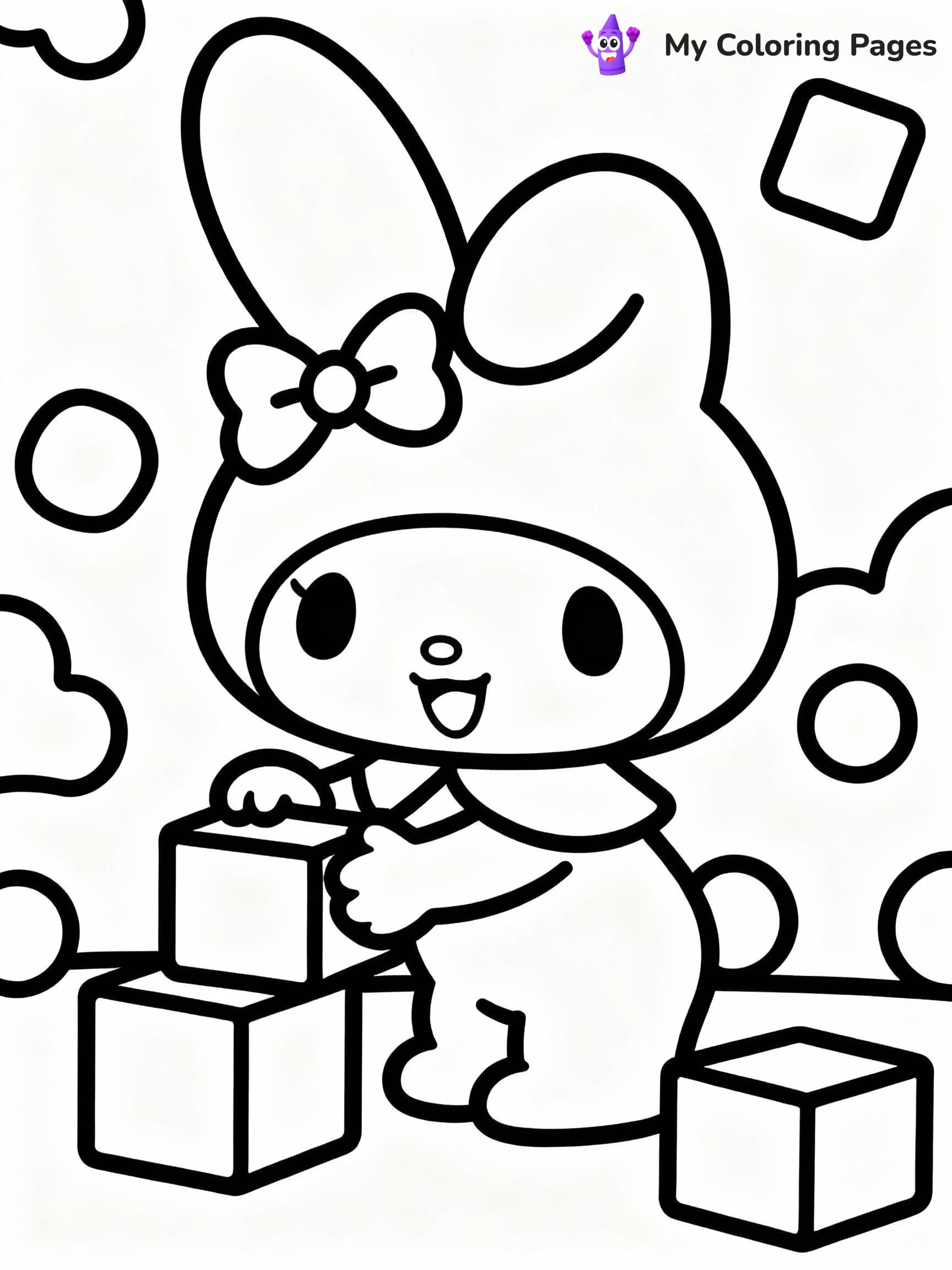 My Melody Coloring Pages - 11